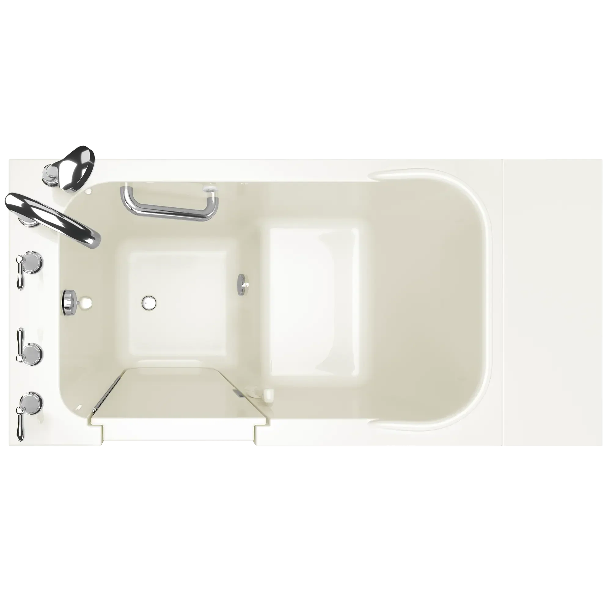 Gelcoat Value Series 28x48-inch Walk-in Soaking Bathtub Right Hand Door and Drain - Image 6