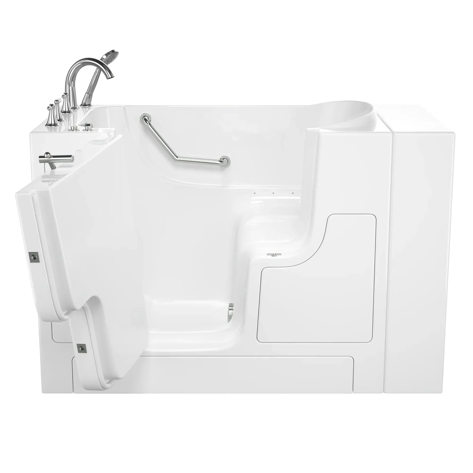 Gelcoat Value Series 30 x 52 -Inch Walk-in Tub With Air Spa System - Left-Hand Drain With Faucet - Image 11
