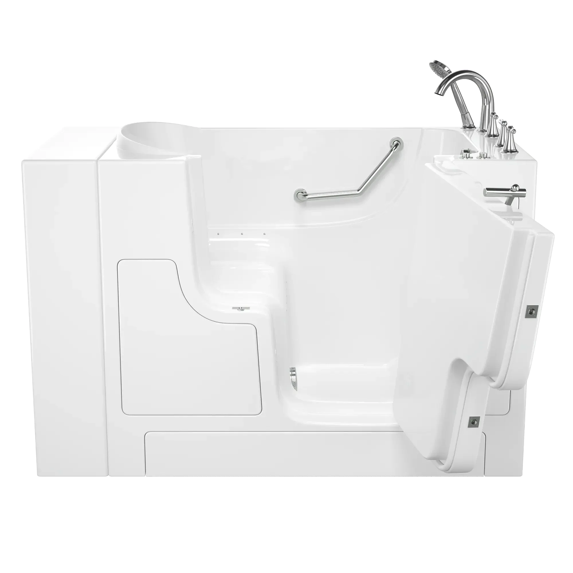 Gelcoat Value Series 30 x 52 -Inch Walk-in Tub With Air Spa System - Right-Hand Drain With Faucet - Image 10