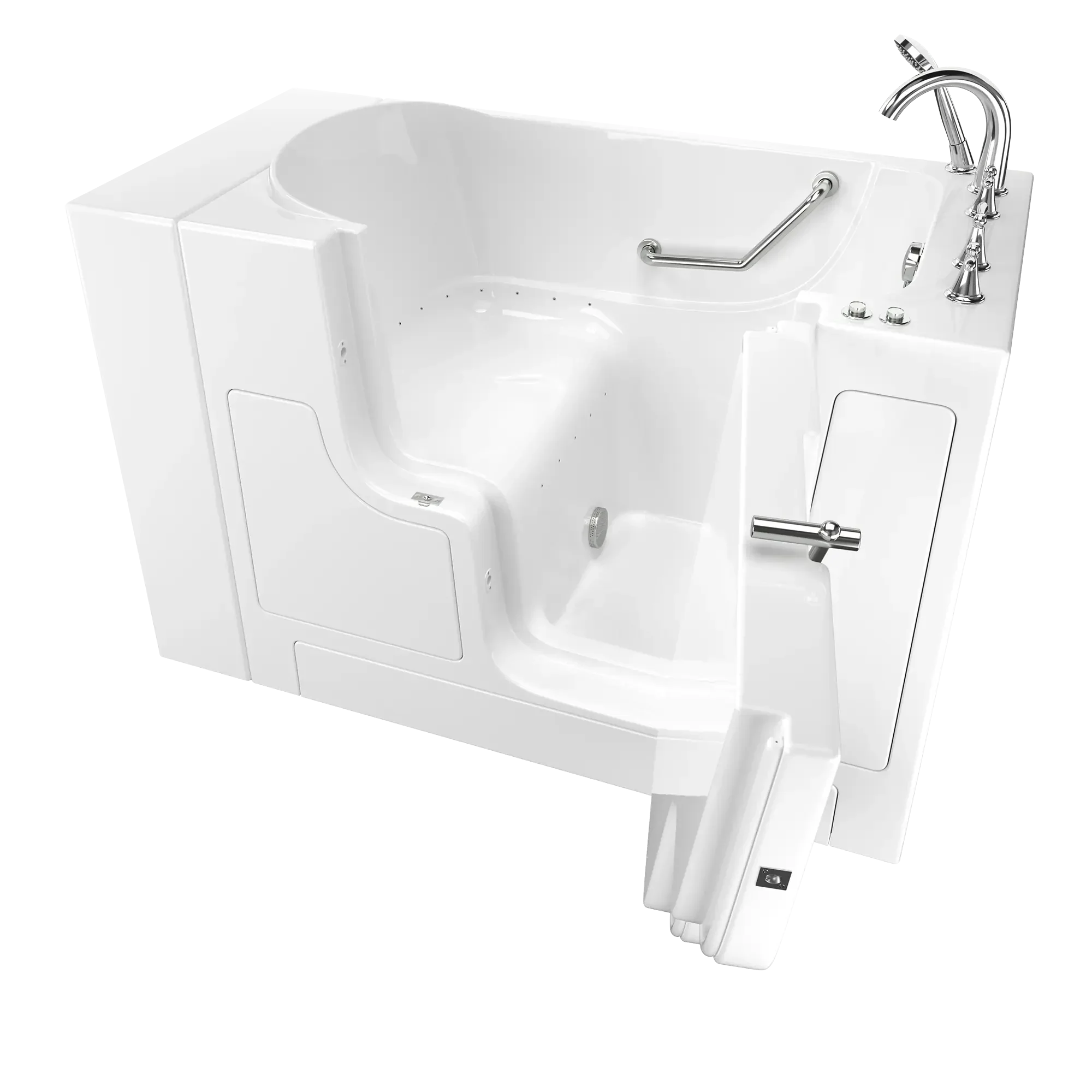 Gelcoat Value Series 30 x 52 -Inch Walk-in Tub With Air Spa System - Right-Hand Drain With Faucet - Image 12