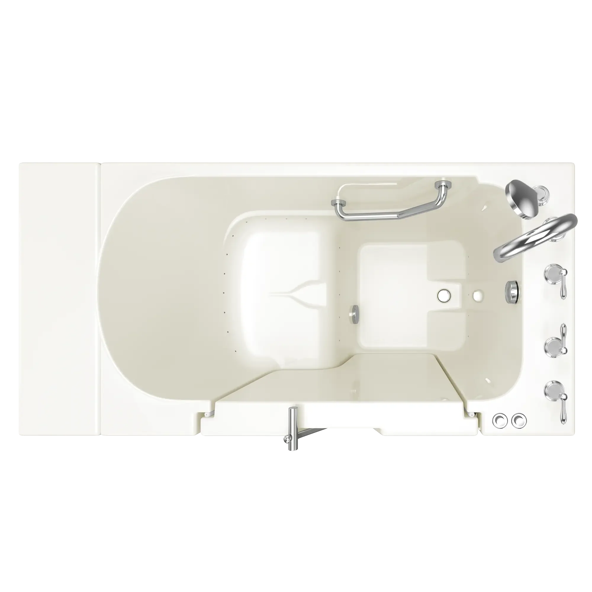 Gelcoat Value Series 30 x 52 -Inch Walk-in Tub With Air Spa System - Right-Hand Drain With Faucet - Image 2