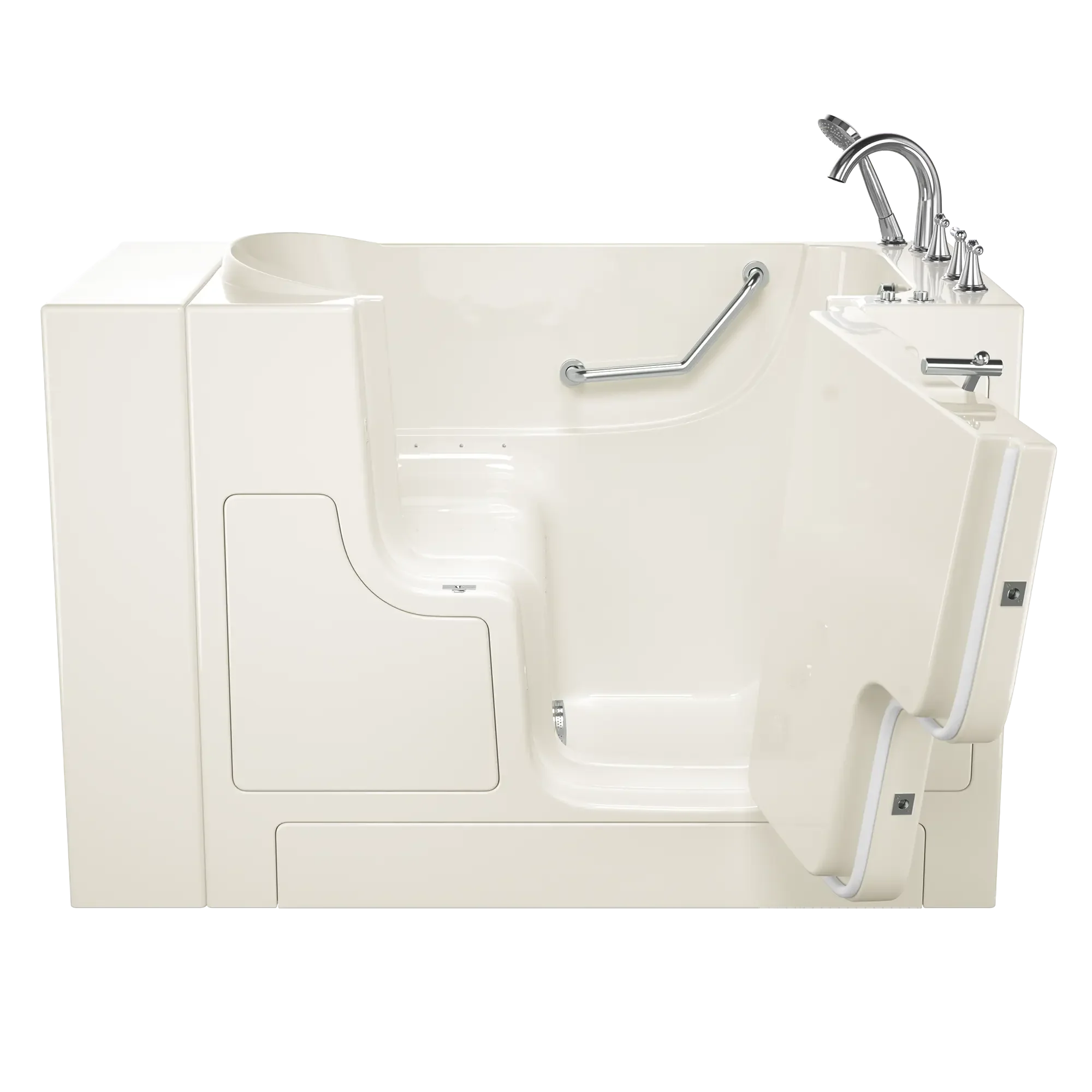 Gelcoat Value Series 30 x 52 -Inch Walk-in Tub With Air Spa System - Right-Hand Drain With Faucet - Image 3