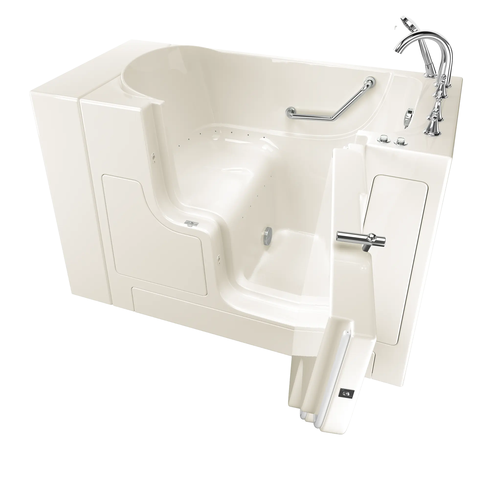 Gelcoat Value Series 30 x 52 -Inch Walk-in Tub With Air Spa System - Right-Hand Drain With Faucet - Image 9