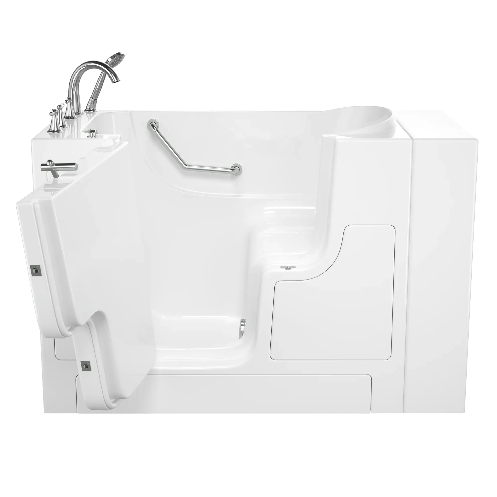 Gelcoat Value Series 30 x 52 -Inch Walk-in Tub With Soaker System - Left-Hand Drain With Faucet - Image 10