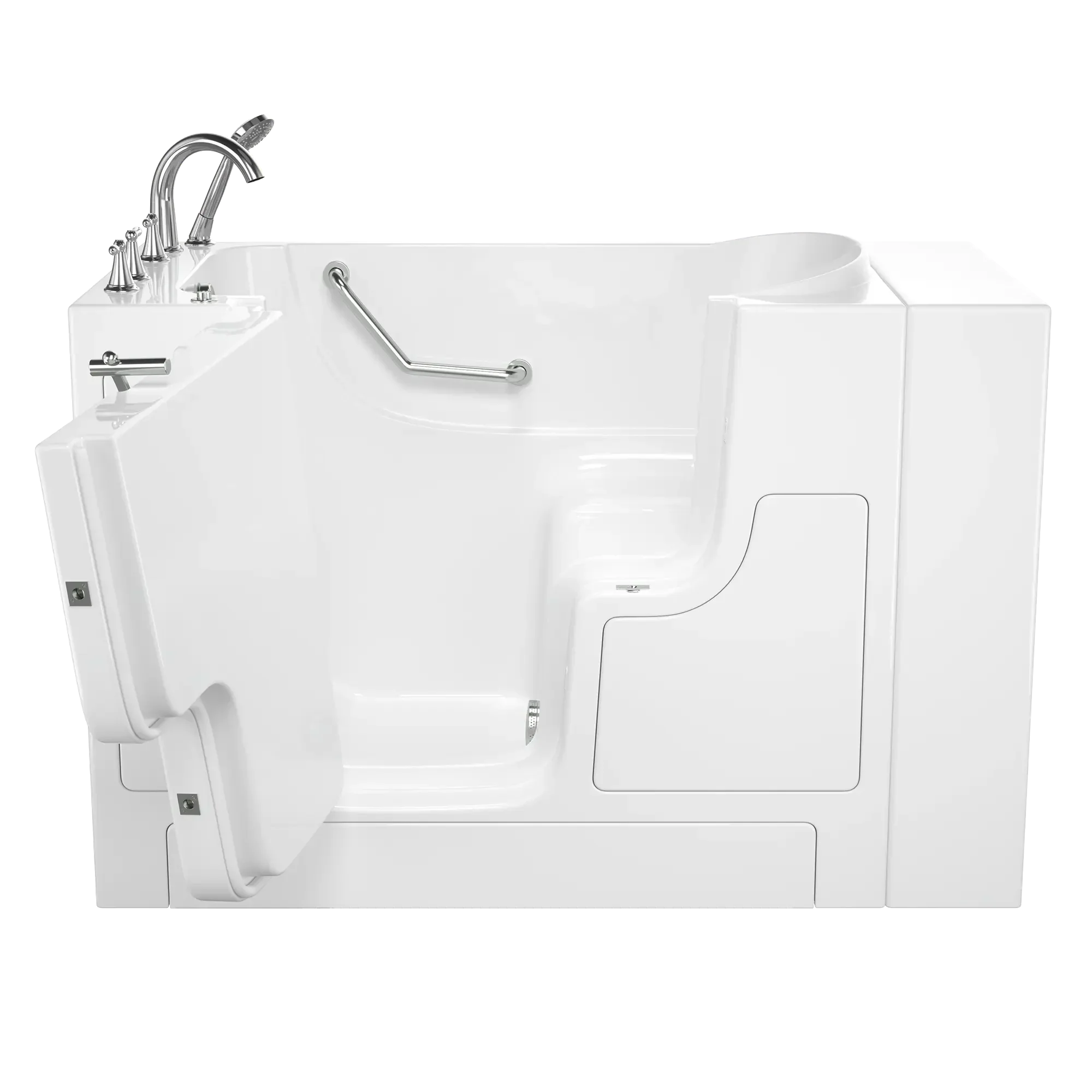 Gelcoat Value Series 30 x 52 -Inch Walk-in Tub With Soaker System - Left-Hand Drain With Faucet - Image 7