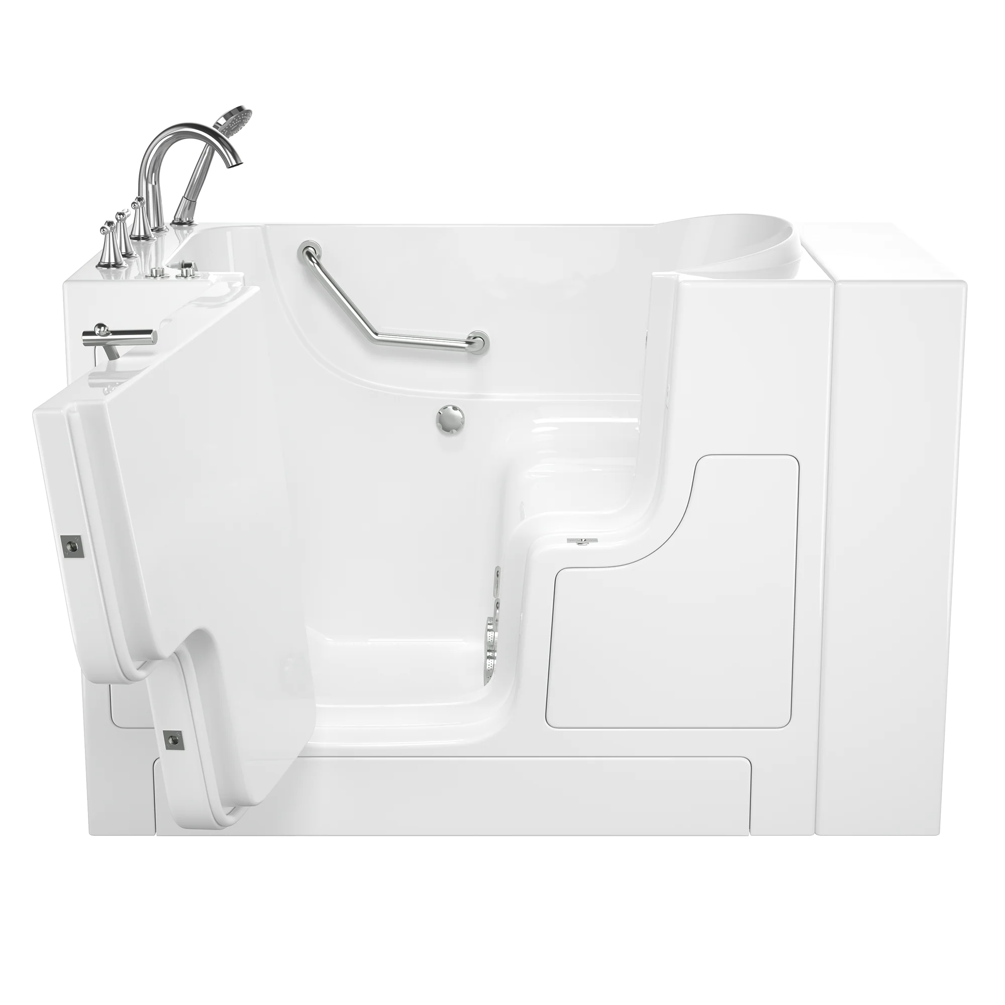 Gelcoat Value Series 30 x 52 -Inch Walk-in Tub With Whirlpool System - Left-Hand Drain With Faucet - Image 10