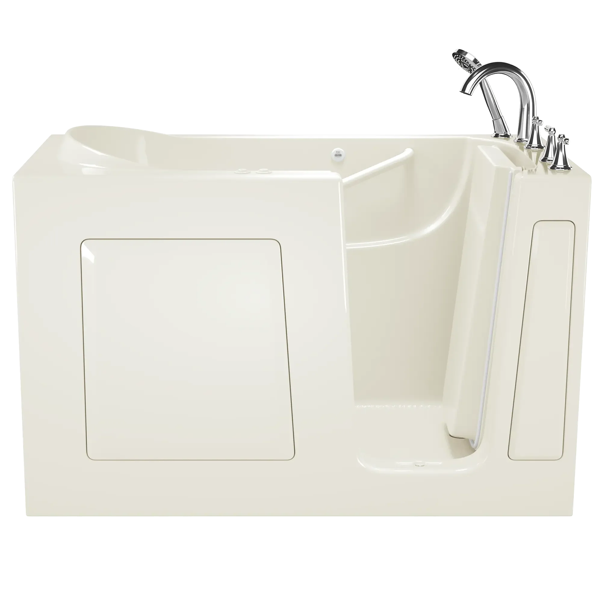 Gelcoat Value Series 30x60 Inch Walk-In Bathtub with Combination Air Spa and Whirlpool Massage System - Right Hand Door and Drain - Image 5