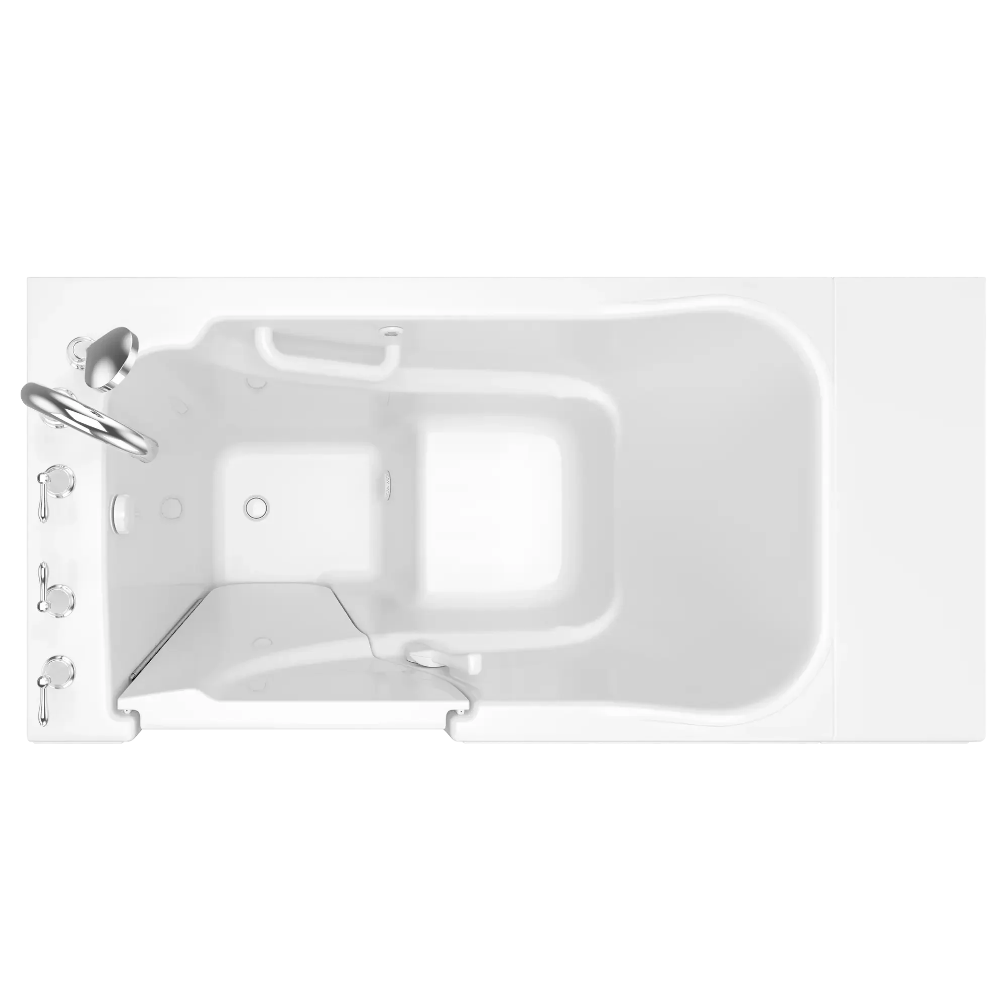 Gelcoat Value Series 30x52 Inch Soaking Walk-In Bathtub - Left Hand Door and Drain - Image 9