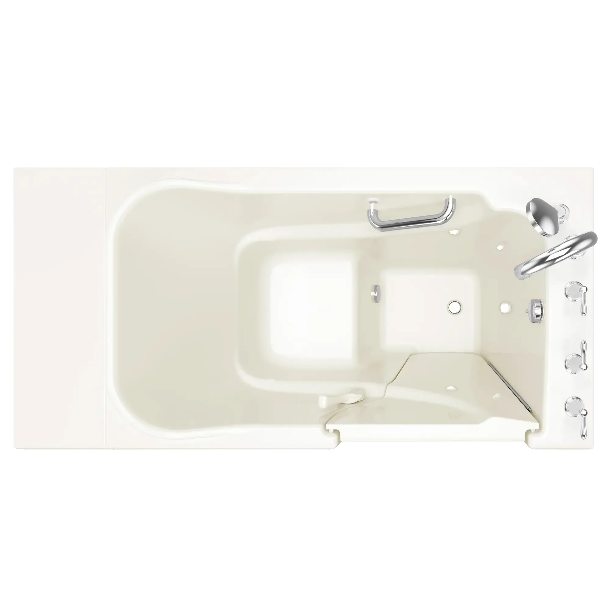 Gelcoat Value Series 30x52 Inch Soaking Walk-In Bathtub - Right Hand Door and Drain - Image 6
