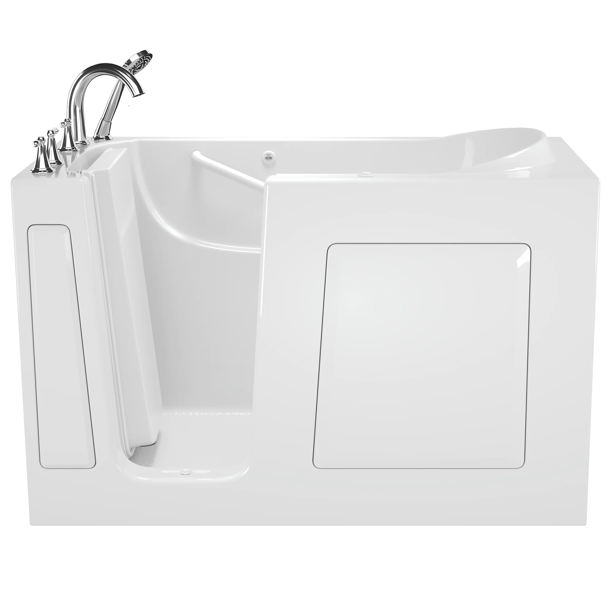 Gelcoat Value Series 30x60 Inch Walk-In Bathtub with Whirlpool Massage System - Left Hand Door and Drain - Image 11