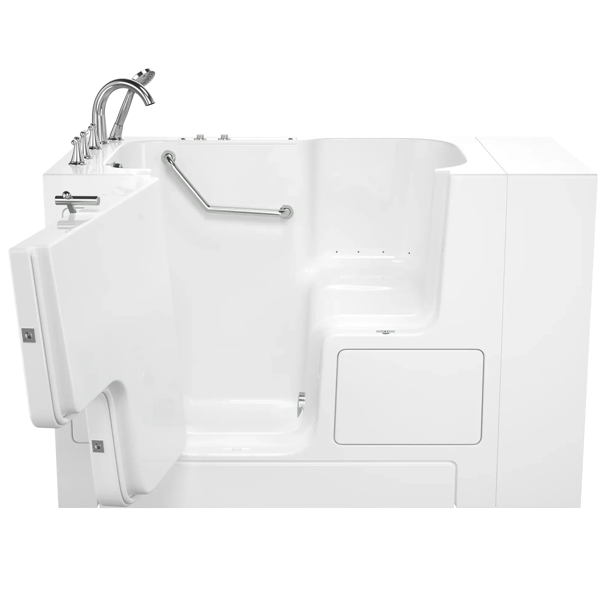 Gelcoat Value Series 32 x 52 -Inch Walk-in Tub With Air Spa System - Left-Hand Drain With Faucet - Image 10
