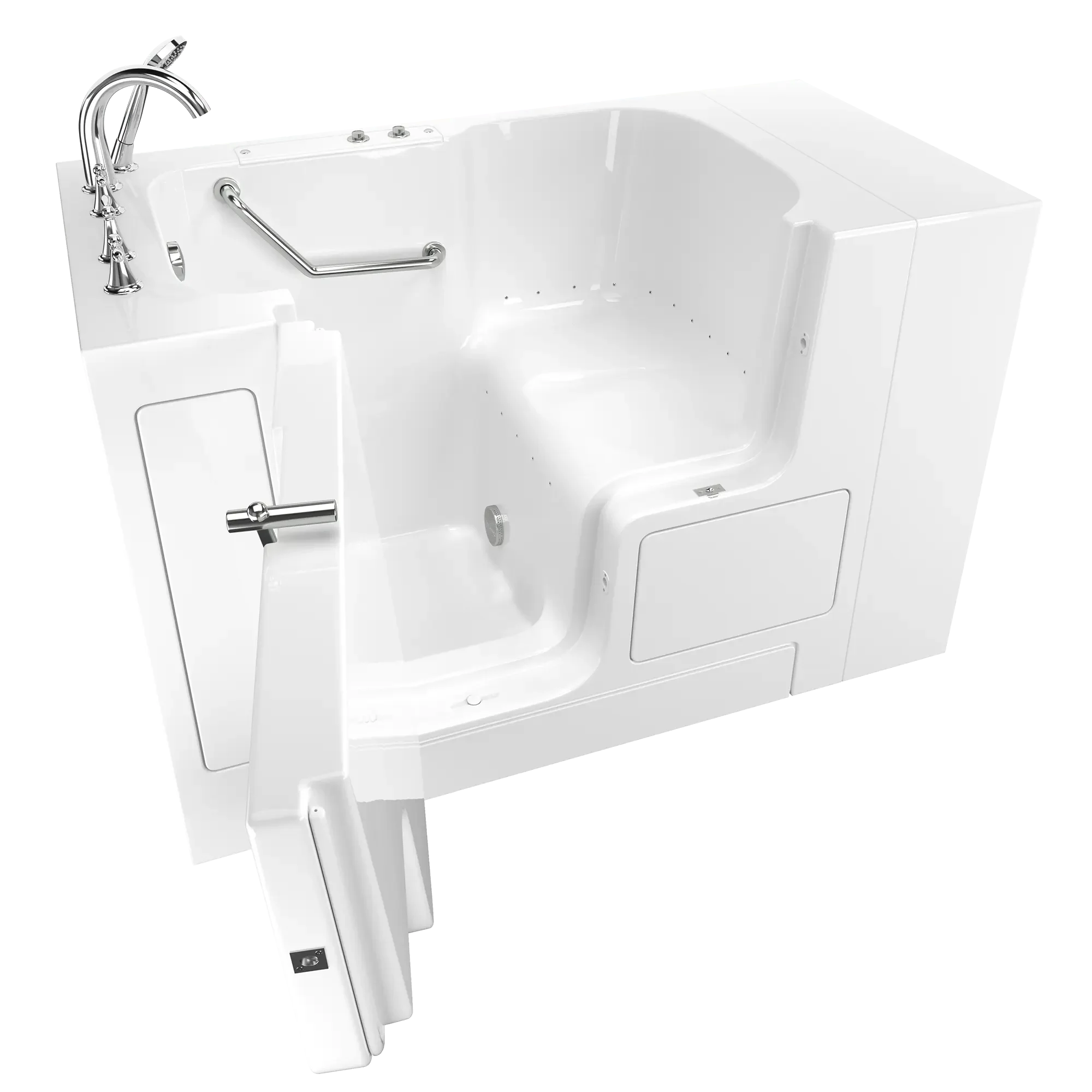 Gelcoat Value Series 32 x 52 -Inch Walk-in Tub With Air Spa System - Left-Hand Drain With Faucet - Image 4