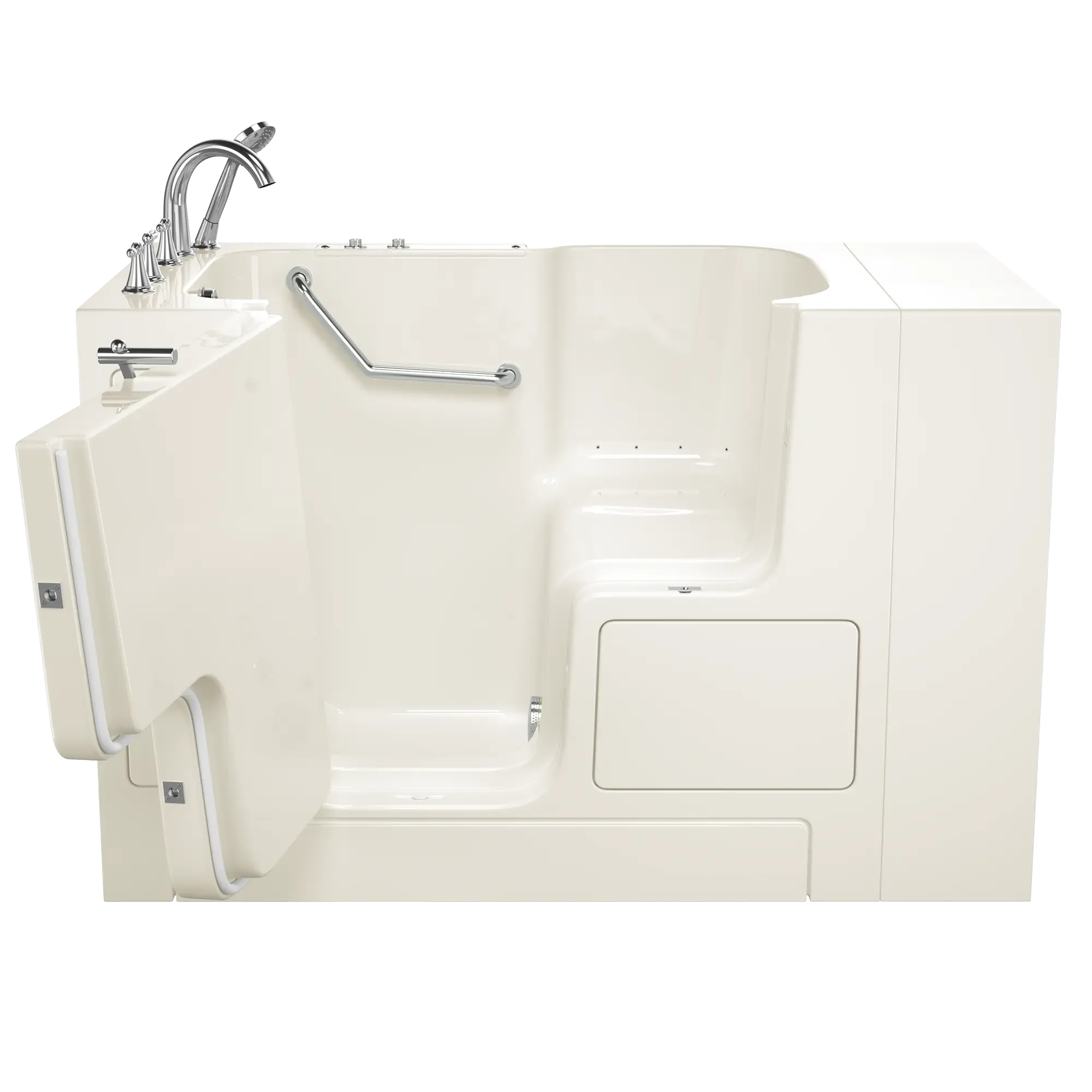 Gelcoat Value Series 32 x 52 -Inch Walk-in Tub With Air Spa System - Left-Hand Drain With Faucet - Image 5