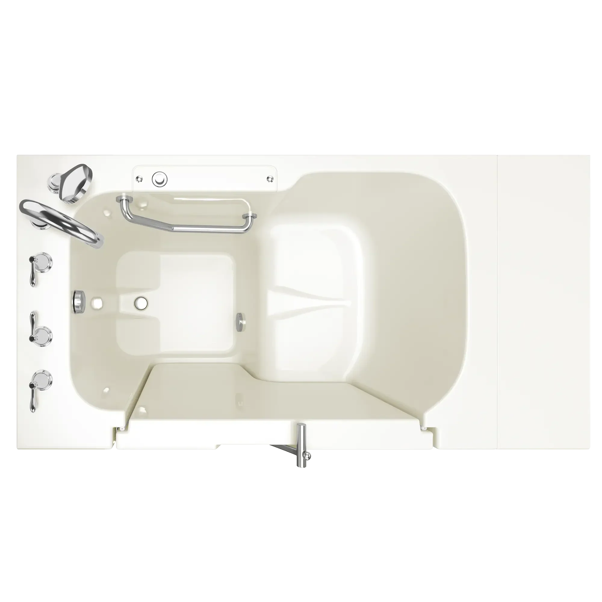 Gelcoat Value Series 32 x 52 -Inch Walk-in Tub With Soaker System - Left-Hand Drain With Faucet - Image 9
