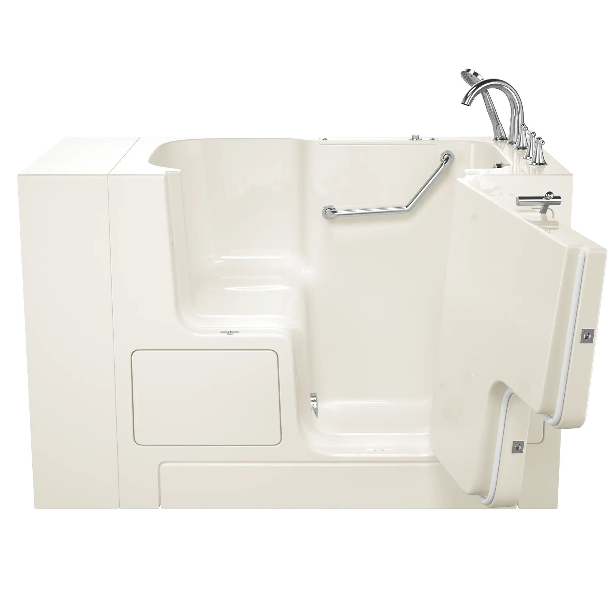 Gelcoat Value Series 32 x 52 -Inch Walk-in Tub With Soaker System - Right-Hand Drain With Faucet - Image 6