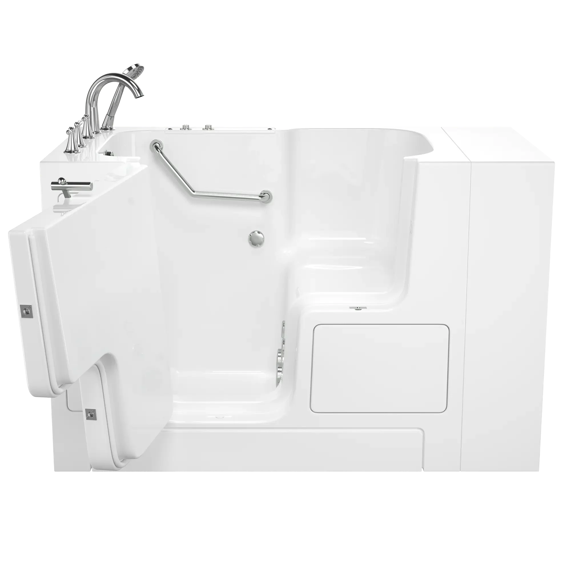 Gelcoat Value Series 32 x 52 -Inch Walk-in Tub With Whirlpool System - Left-Hand Drain With Faucet - Image 10