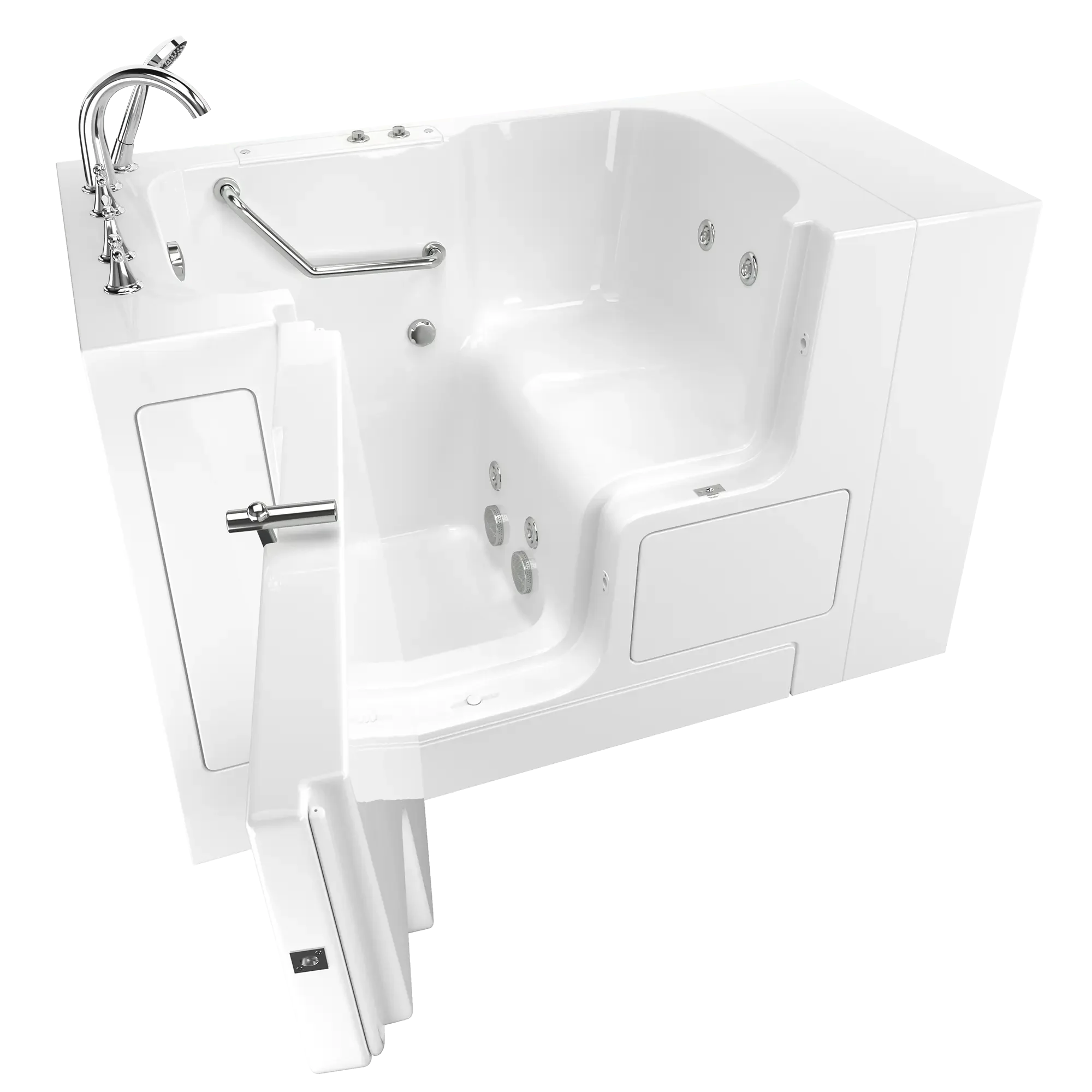 Gelcoat Value Series 32 x 52 -Inch Walk-in Tub With Whirlpool System - Left-Hand Drain With Faucet - Image 12