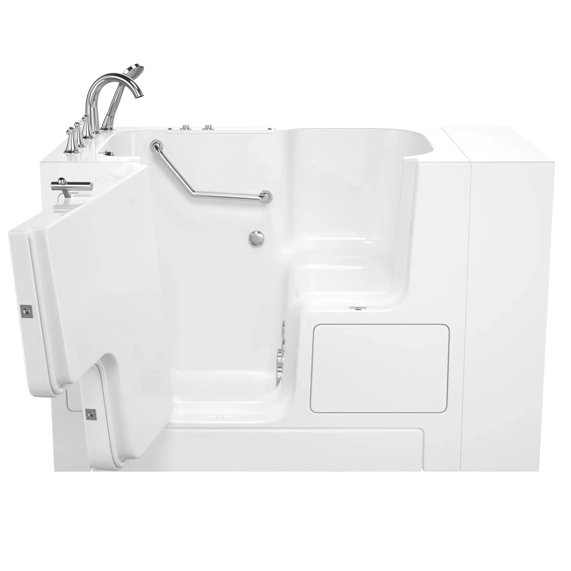 Gelcoat Value Series 32 x 52 -Inch Walk-in Tub With Whirlpool System - Left-Hand Drain With Faucet - Image 7