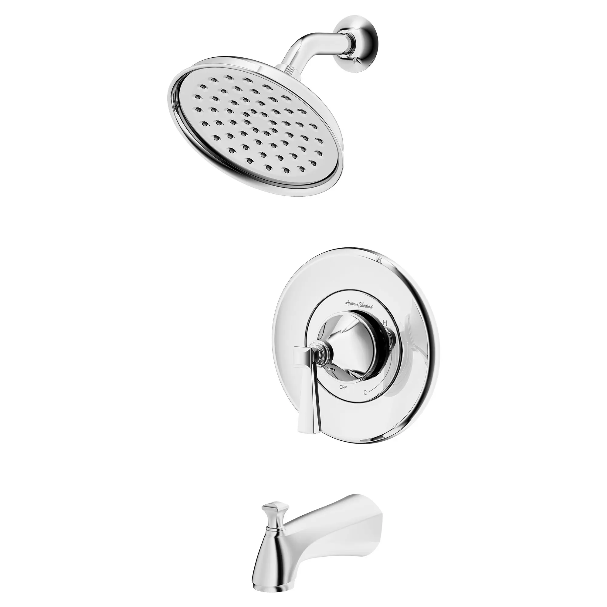 Glenmere 1.8 gpm/6.8 L/min Tub and Shower Trim Kit With Water-Saving Showerhead, Double Ceramic Pressure Balance Cartridge With Lever Handle - Image 12