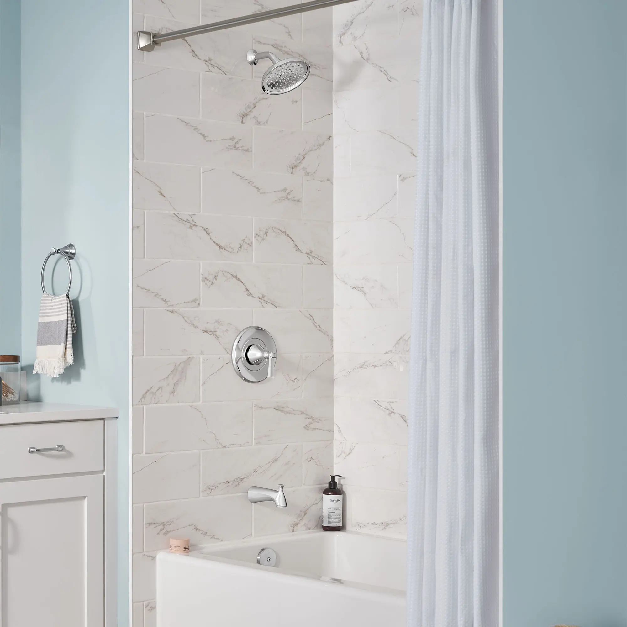 Glenmere 2.5 gpm/6.8 L/min Tub and Shower Trim Kit With Showerhead, Double Ceramic Pressure Balance Cartridge - Image 25