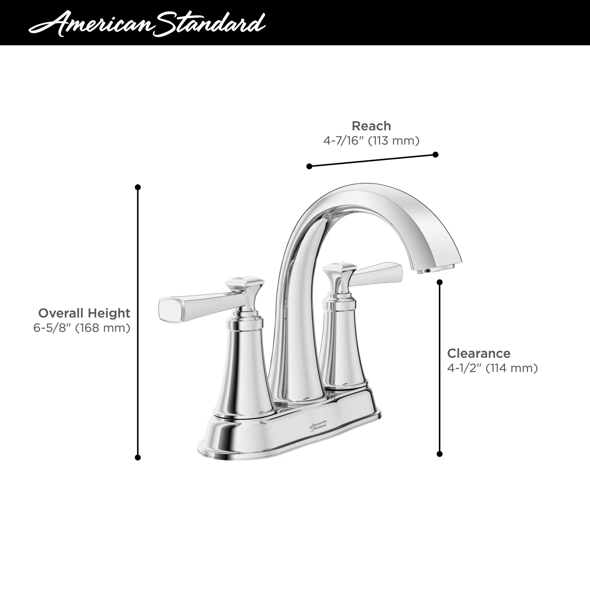 Glenmere 4-Inch Centerset 2-Handle Bathroom Faucet 1.2 gpm/4.5 L/min With Lever Handles - Image 28