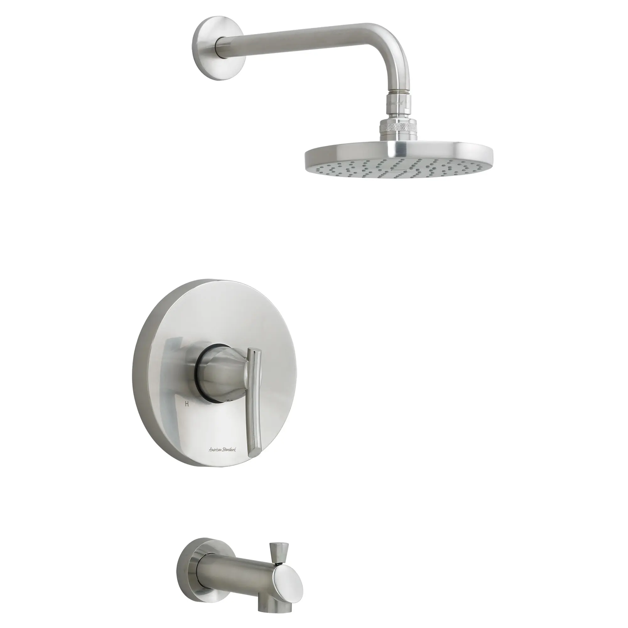 Green Tea 2.5 GPM Tub and Shower Trim Kit with Rain Showerhead and Lever Handle - Image 2