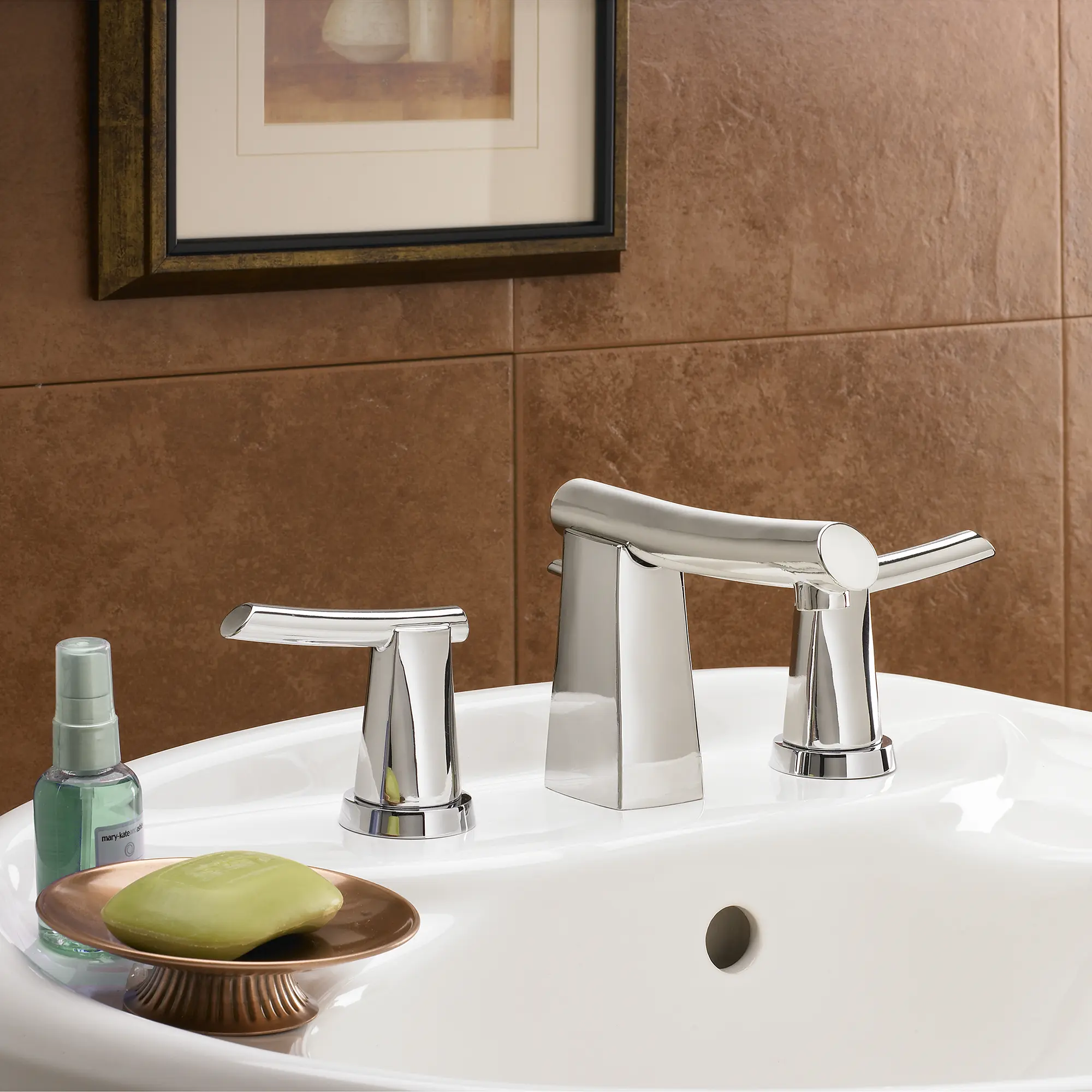 Green Tea 8 Inch Widespread Pull-Out Bathroom Faucet - Image 16