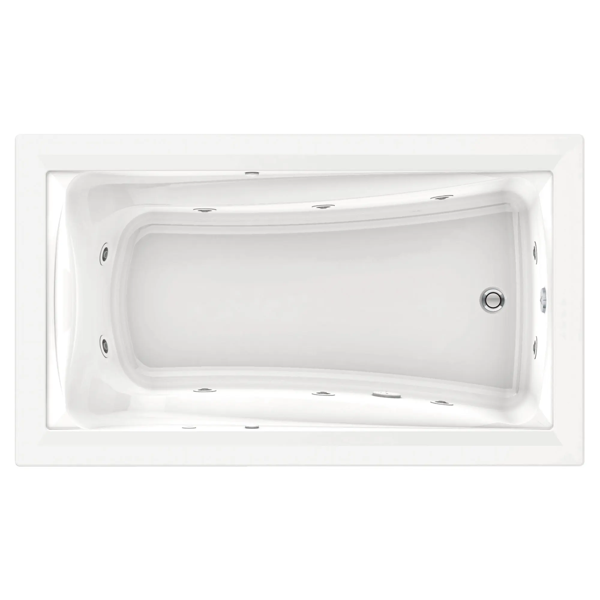 Green Tea® 72 x 42-Inch Drop-In Bathtub With EcoSilent® EverClean® Hydromassage System