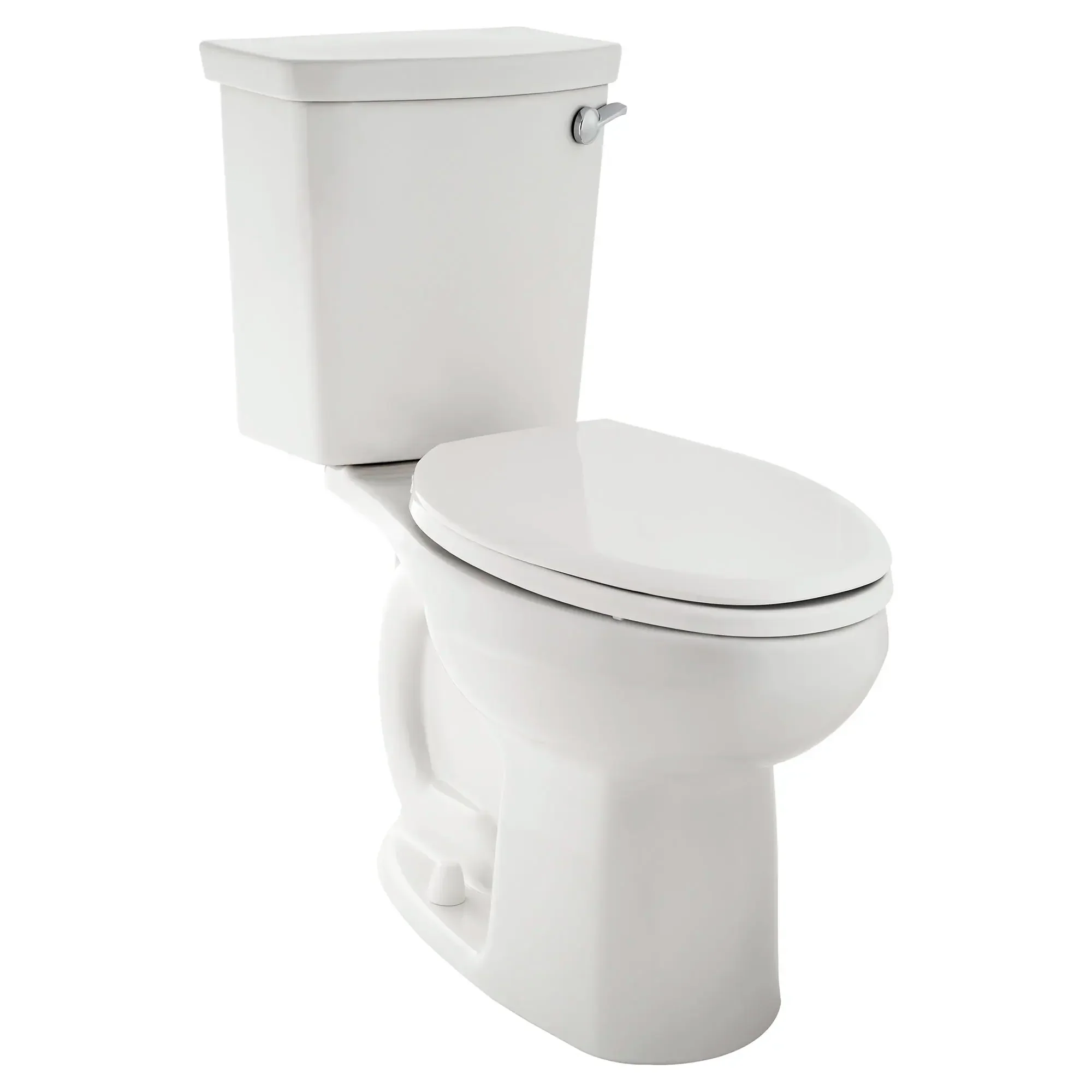 H2Optimum® Two-Piece 1.1 gpf/4.2 Lpf Chair Height Right-Hand Trip Lever Elongated Toilet Less Seat - Image 8