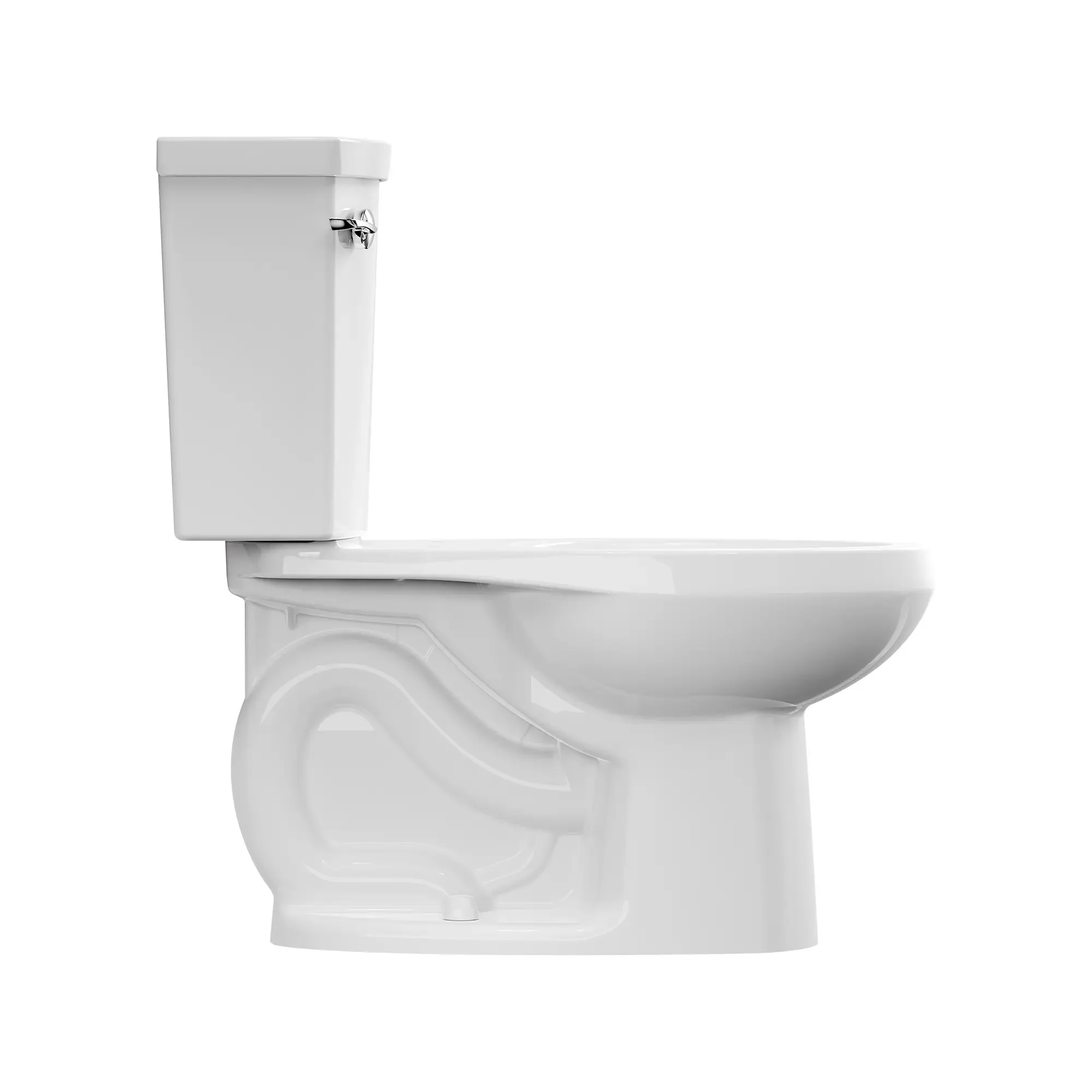 H2Optimum® Two-Piece 1.1 gpf/4.2 Lpf Standard Height Elongated Toilet Less Seat - Image 6