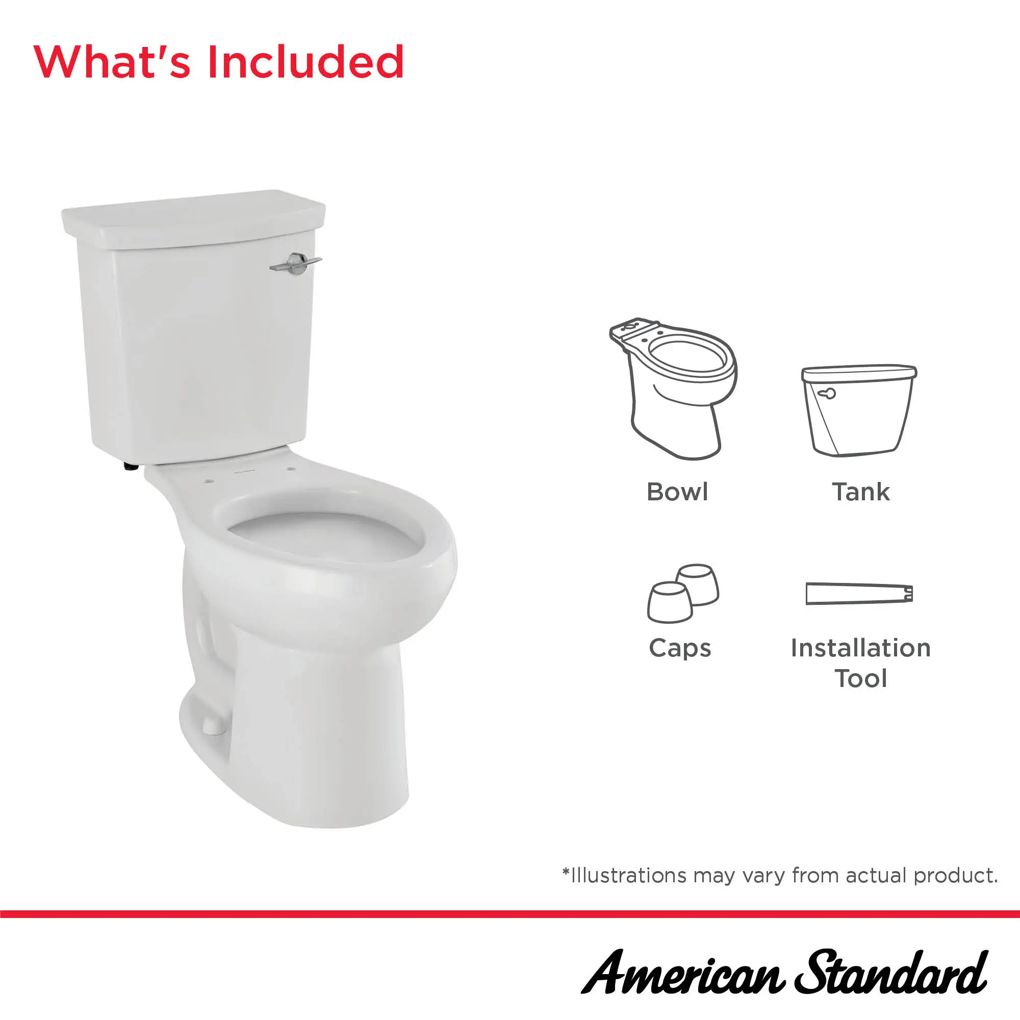 H2Option® ADA Two-Piece Dual Flush 1.28 gpf/4.8 Lpf and 0.92 gpf/3.5 Lpf Chair Height Elongated Toilet Less Seat - Image 17