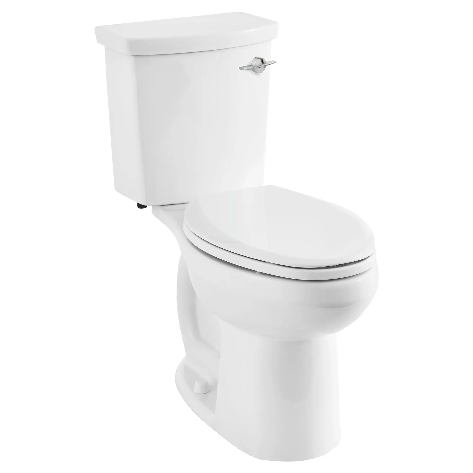 H2Option® ADA Two-Piece Dual Flush 1.28 gpf/4.8 Lpf and 0.92 gpf/3.5 Lpf Chair Height Right-Hand Trip Lever Elongated Toilet Less Seat - Image 4