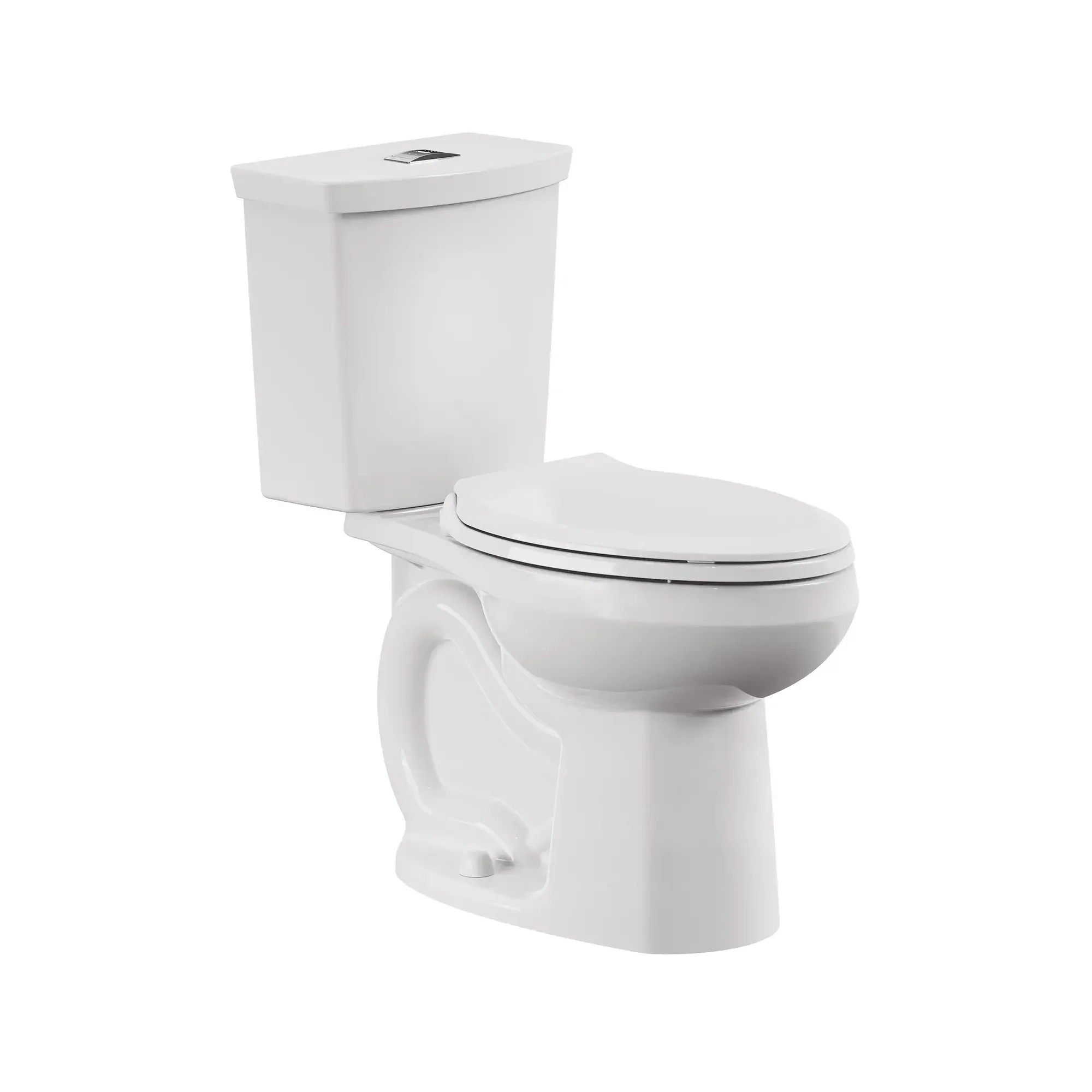 H2Option® Two-Piece Dual Flush 1.28 gpf/4.8 Lpf and 0.92 gpf/3.5 Lpf Chair Height Elongated Toilet With Seat and Wax Ring - Image 5