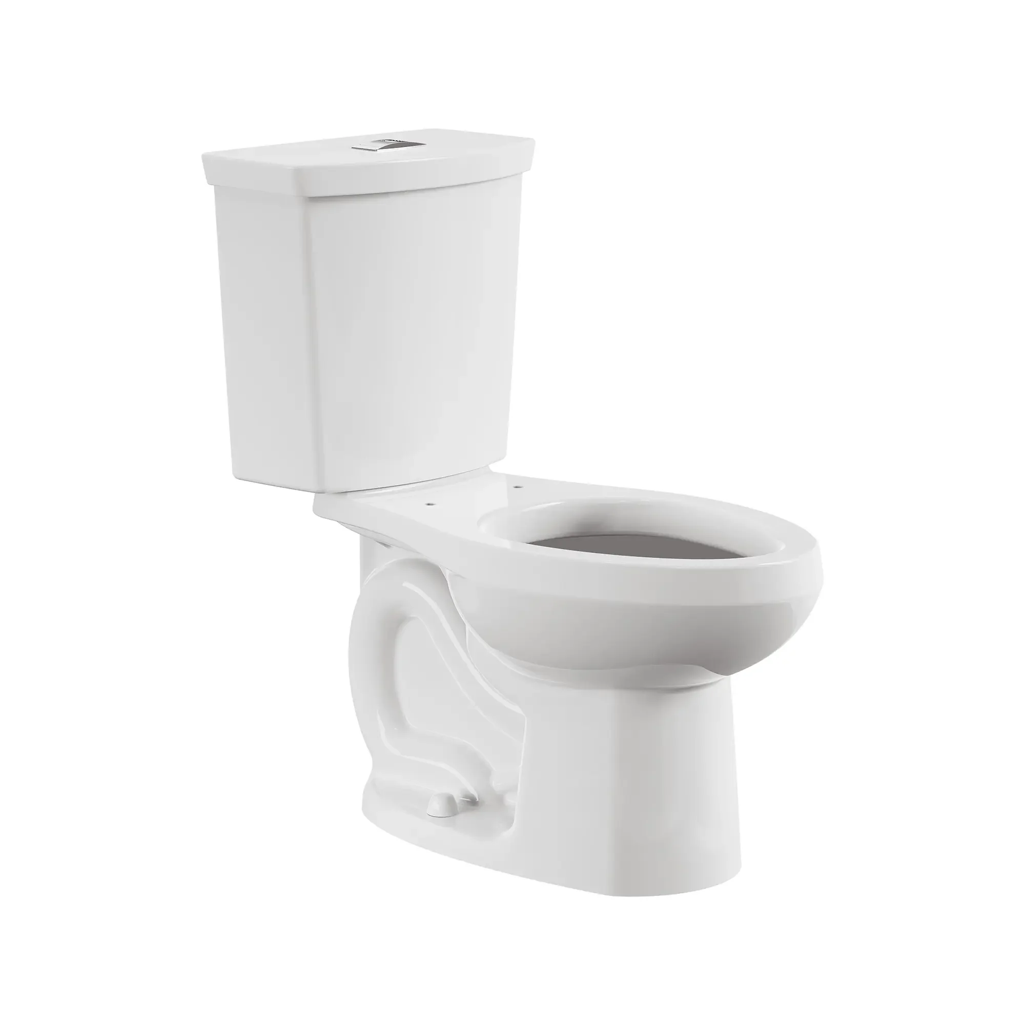 H2Option® Two-Piece Dual Flush 1.28 gpf/4.8 Lpf and 0.92 gpf/3.5 Lpf Standard Height Elongated Toilet Less Seat - Image 3