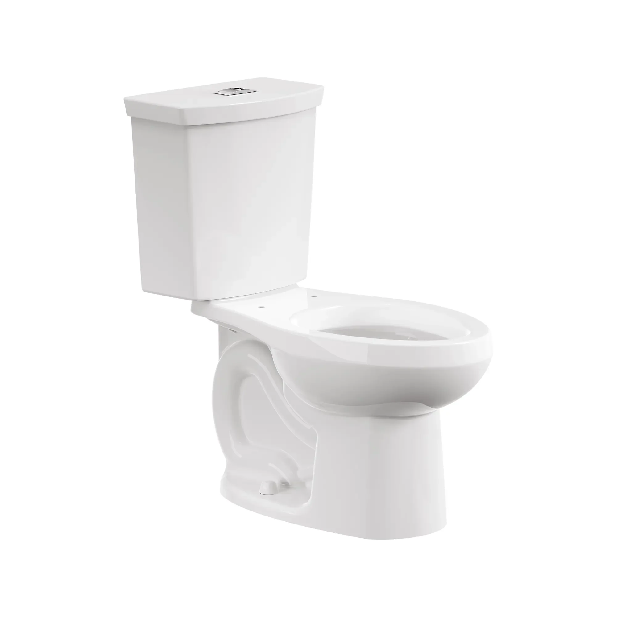 H2Option® Two-Piece Dual Flush 1.28 gpf/4.8 Lpf and 0.92 gpf/3.5 Lpf Standard Height Elongated Toilet Less Seat - Image 5
