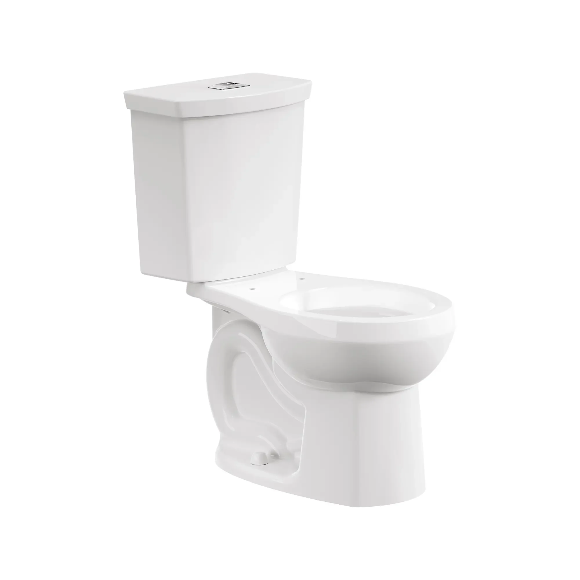 H2Option® Two-Piece Dual Flush 1.28 gpf/4.8 Lpf and 0.92 gpf/3.5 Lpf Standard Height Round Front Toilet Less Seat - Image 3