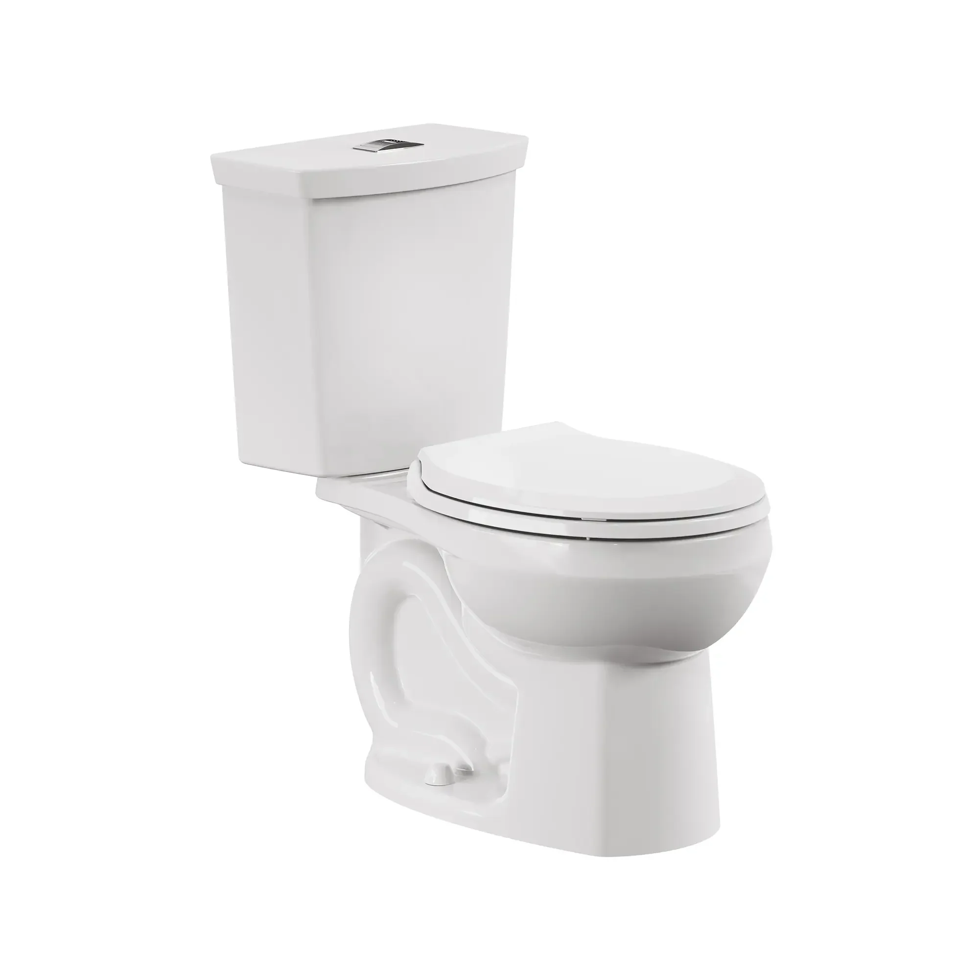 H2Option® Two-Piece Dual Flush 1.28 gpf/4.8 Lpf and 0.92 gpf/3.5 Lpf Standard Height Round Front Toilet With Seat and Wax Ring - Image 11