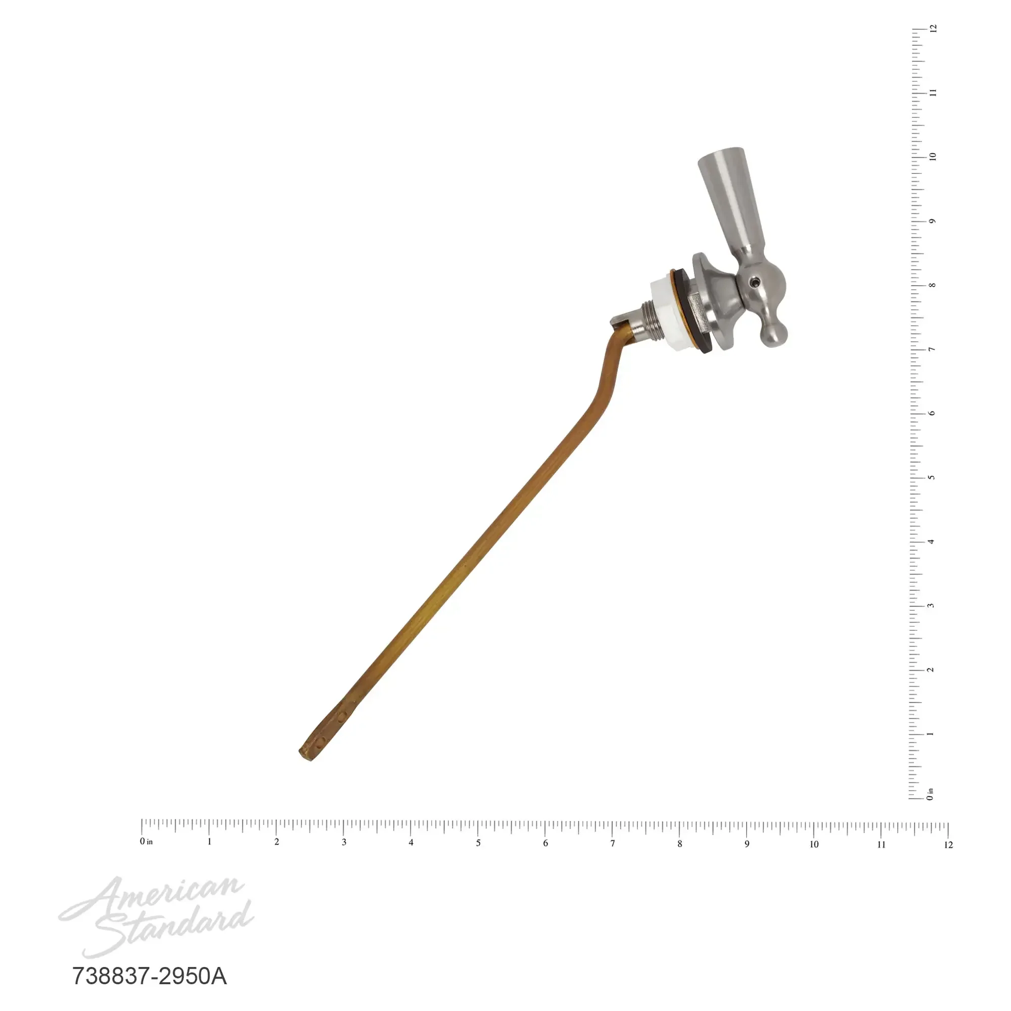 Heritage Left Hand Toilet Trip Lever Assembly - Image 15