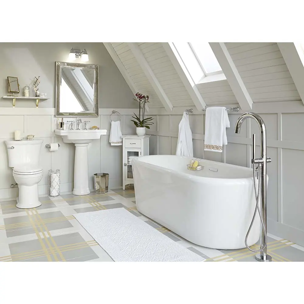 Heritage VorMax® Two-Piece 1.28 gpf/4.8 Lpf Chair Height Elongated Toilet Less Seat - Image 13