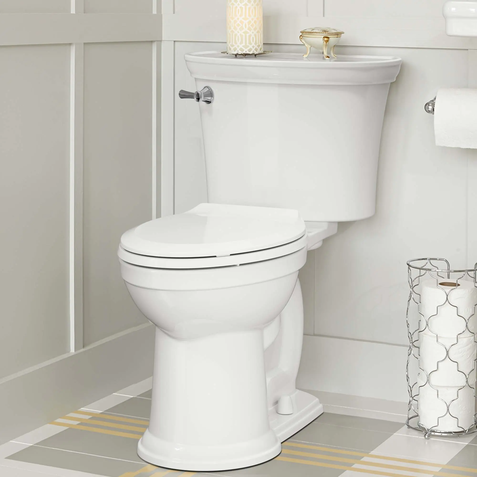 Heritage® VorMax® Two-Piece 1.28 gpf/4.8 Lpf Chair Height Elongated Toilet With Seat and Wax Ring - Image 10