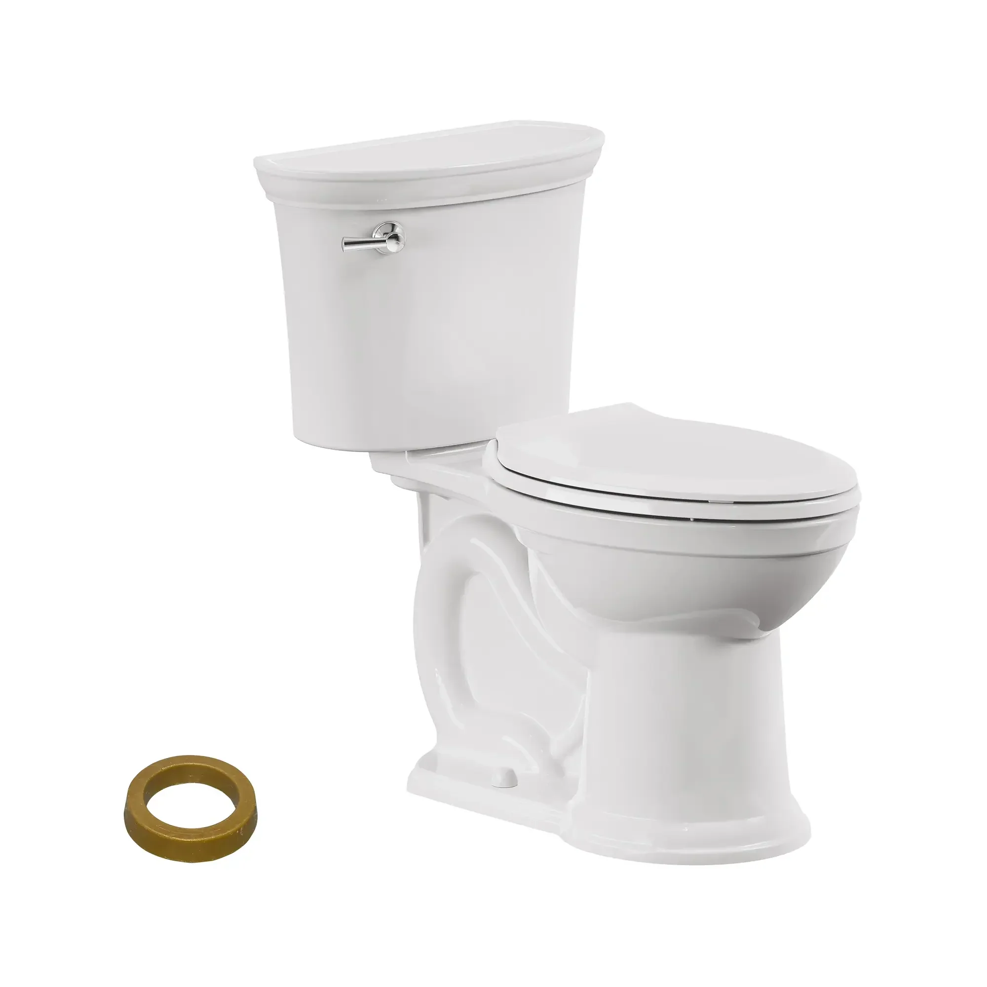 Heritage® VorMax® Two-Piece 1.28 gpf/4.8 Lpf Chair Height Elongated Toilet With Seat and Wax Ring - Image 5