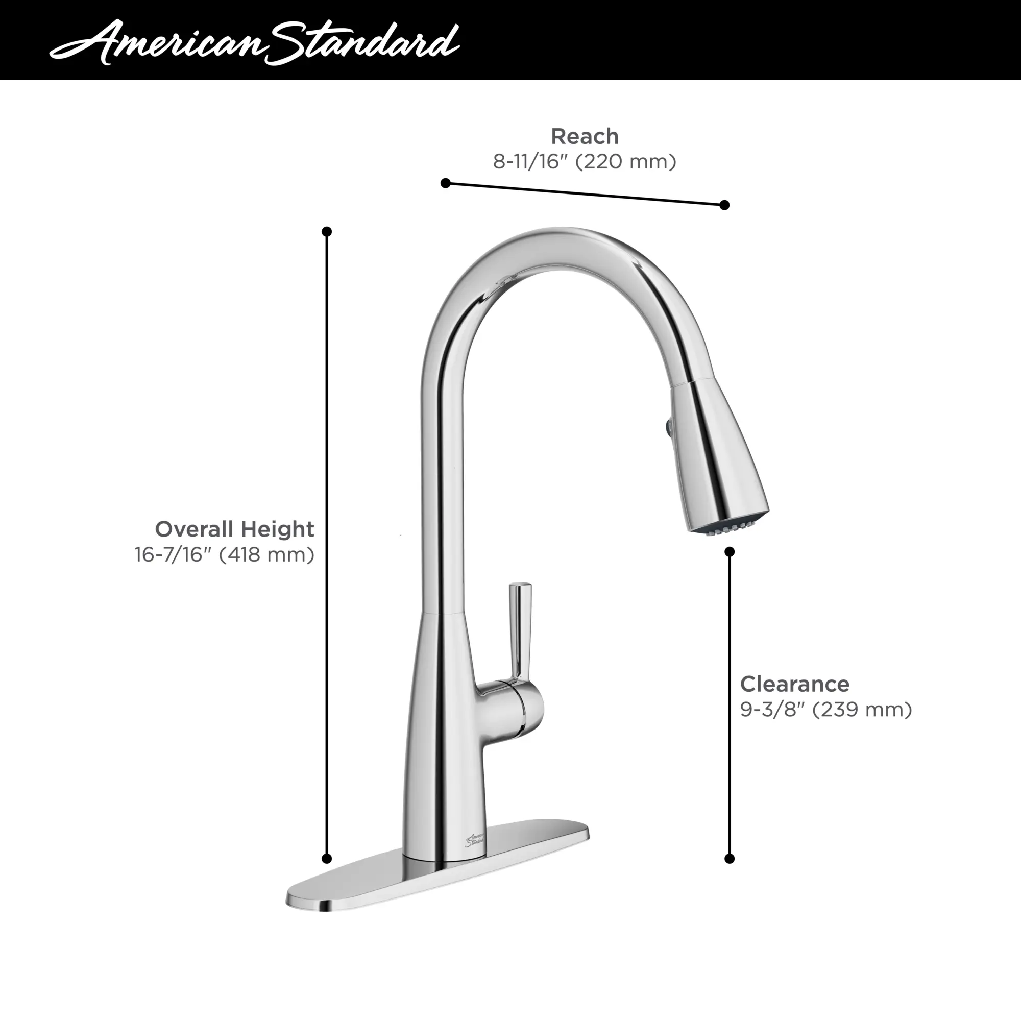 Hillsdale Single-Handle Pull-Down Dual Spray Kitchen Faucet - Image 27