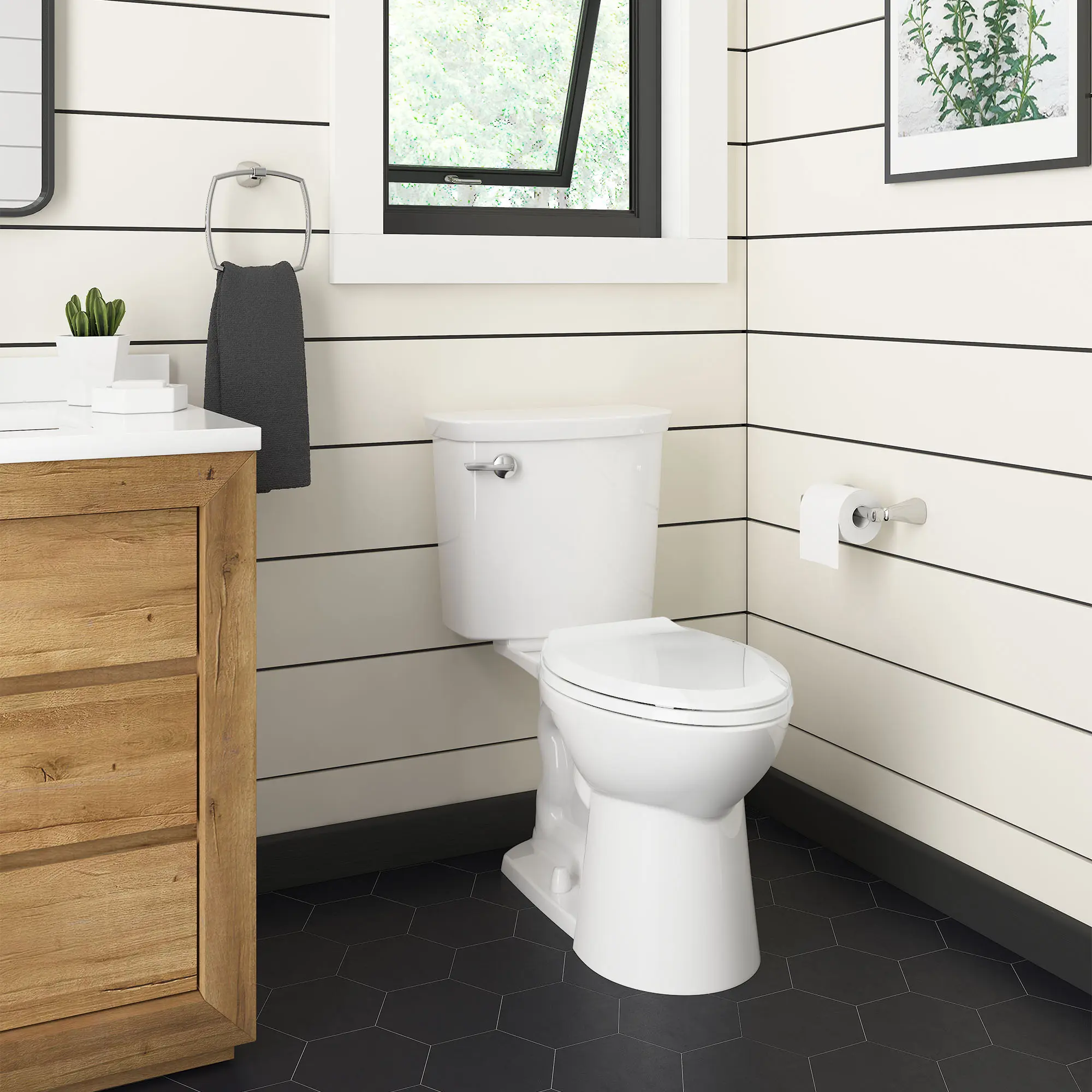 Homestead VorMax Two-Piece 1.0 gpf/3.8 Lpf Chair Height Elongated Toilet with Seat - Image 6