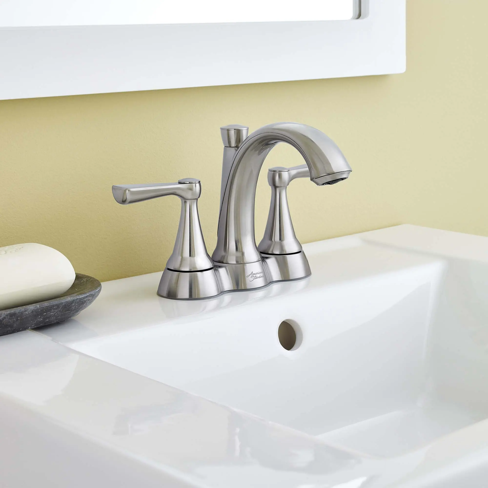 Kempton 4-In. Centerset 2-Handle Bathroom Faucet 1.2 GPM with Lever Handles - Image 12