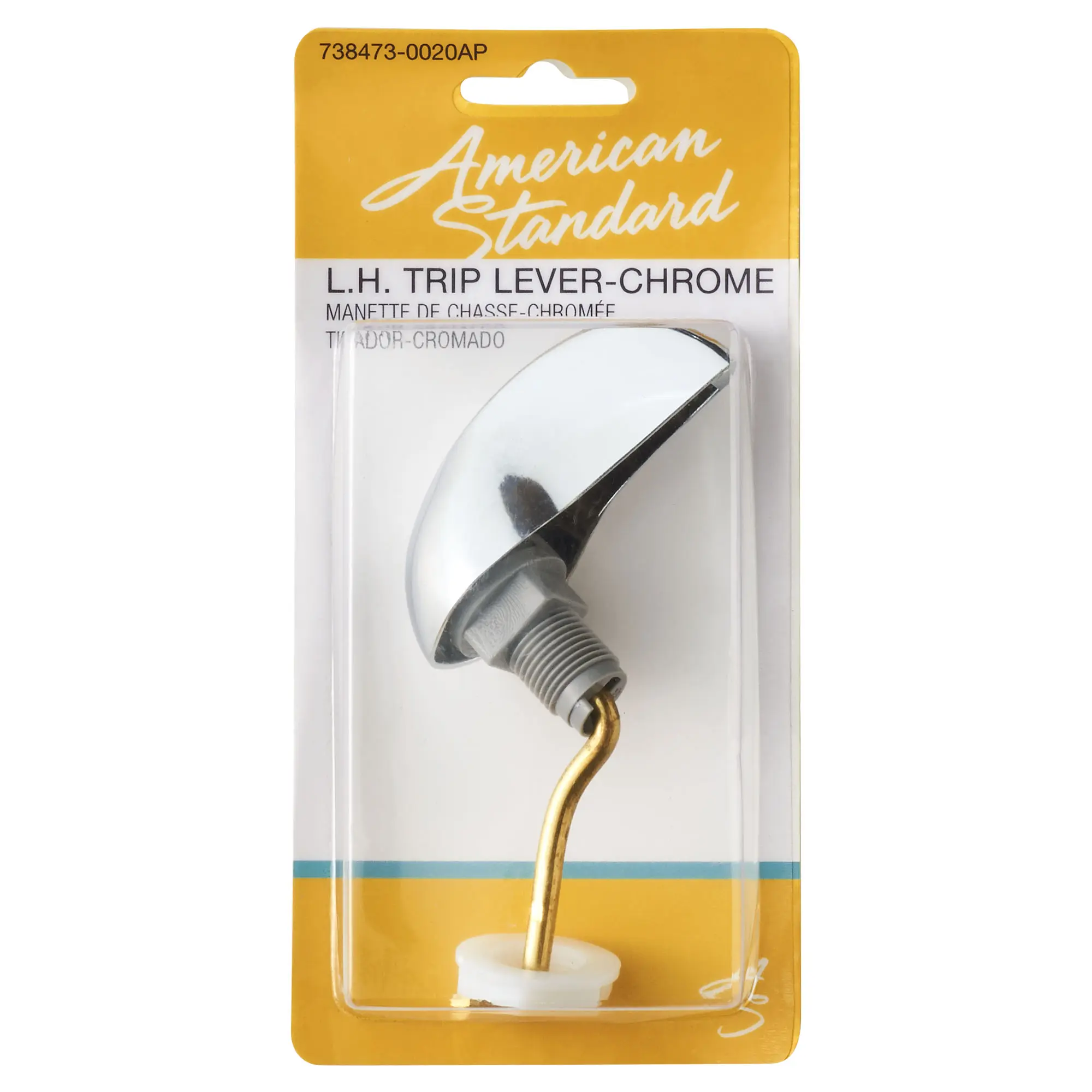 Left Hand Trip Lever Assembly for Pressure Assist Toilet Tanks - Image 3