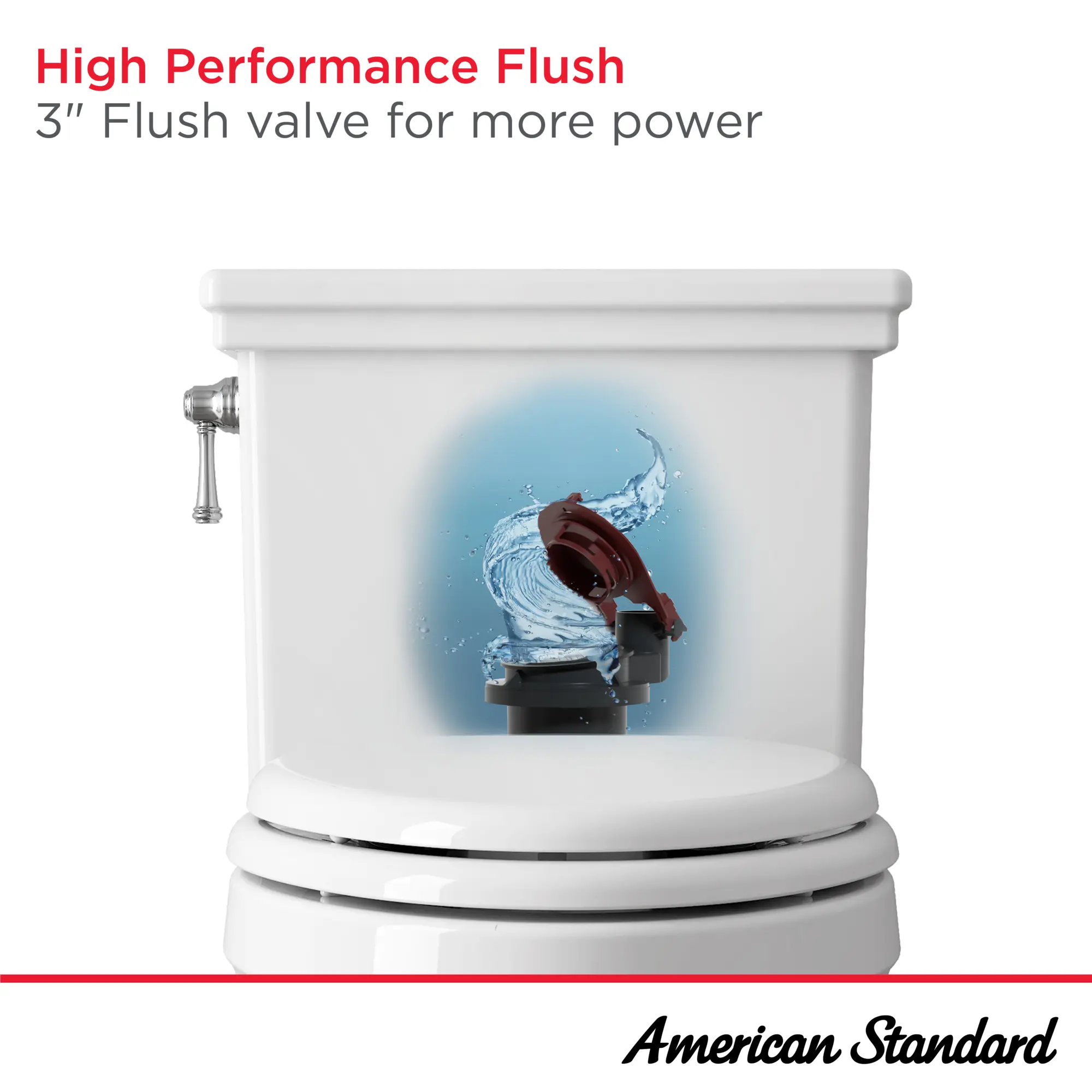 Lexington 1.28 GPF/4.8 LPF Left Trip Lever 16-3/4-in. Elongated-Front Toilet with Seat - Image 9