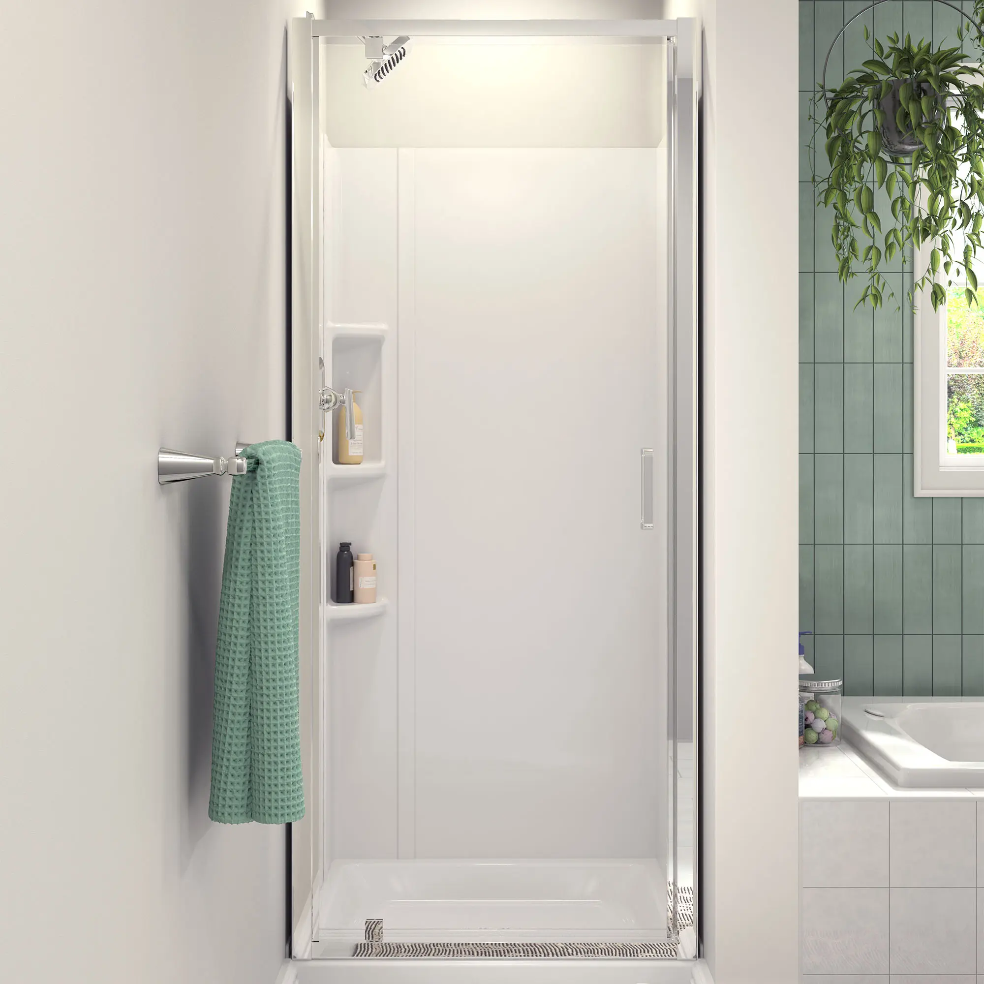 Mainstream 32 In. x 72 In. Shower Door - Image 9