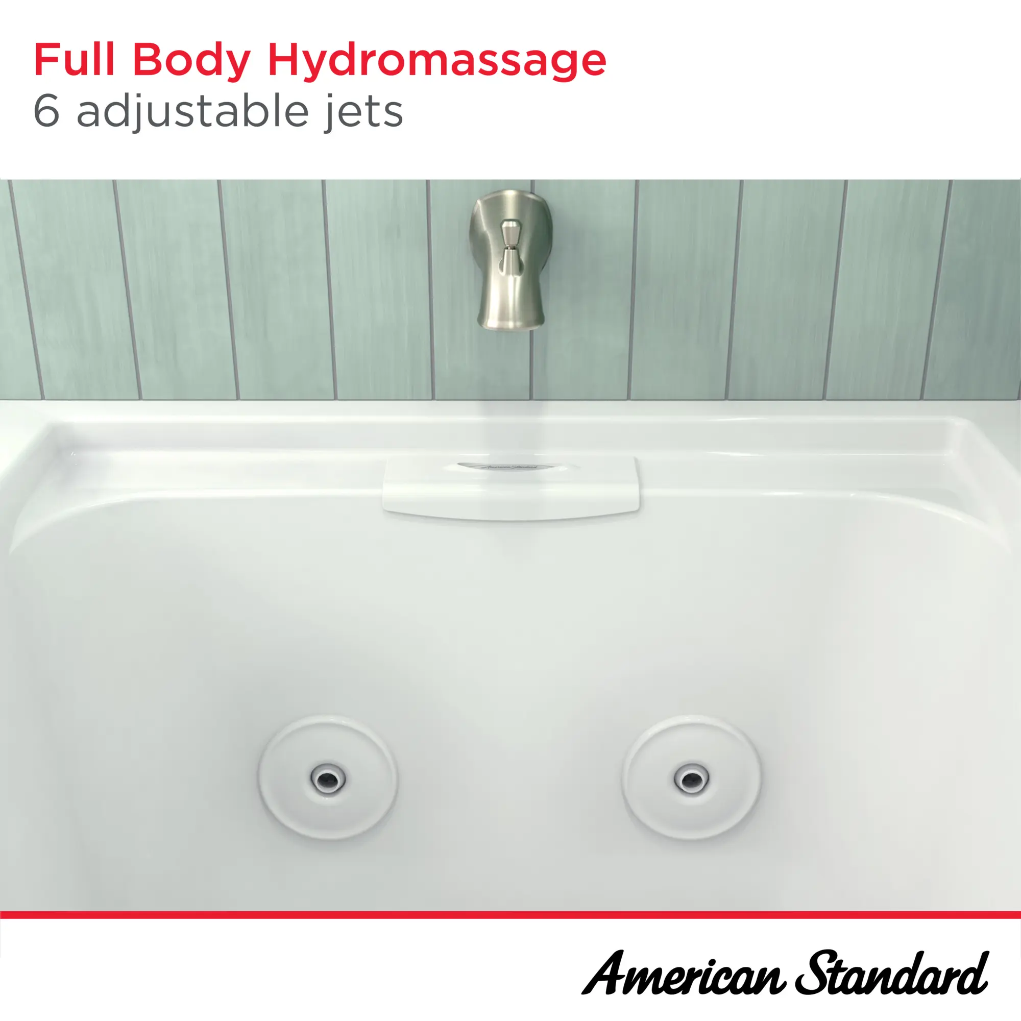 Mainstream 60in x 32in 6-Jet Drop-In Whirlpool Tub - Image 10