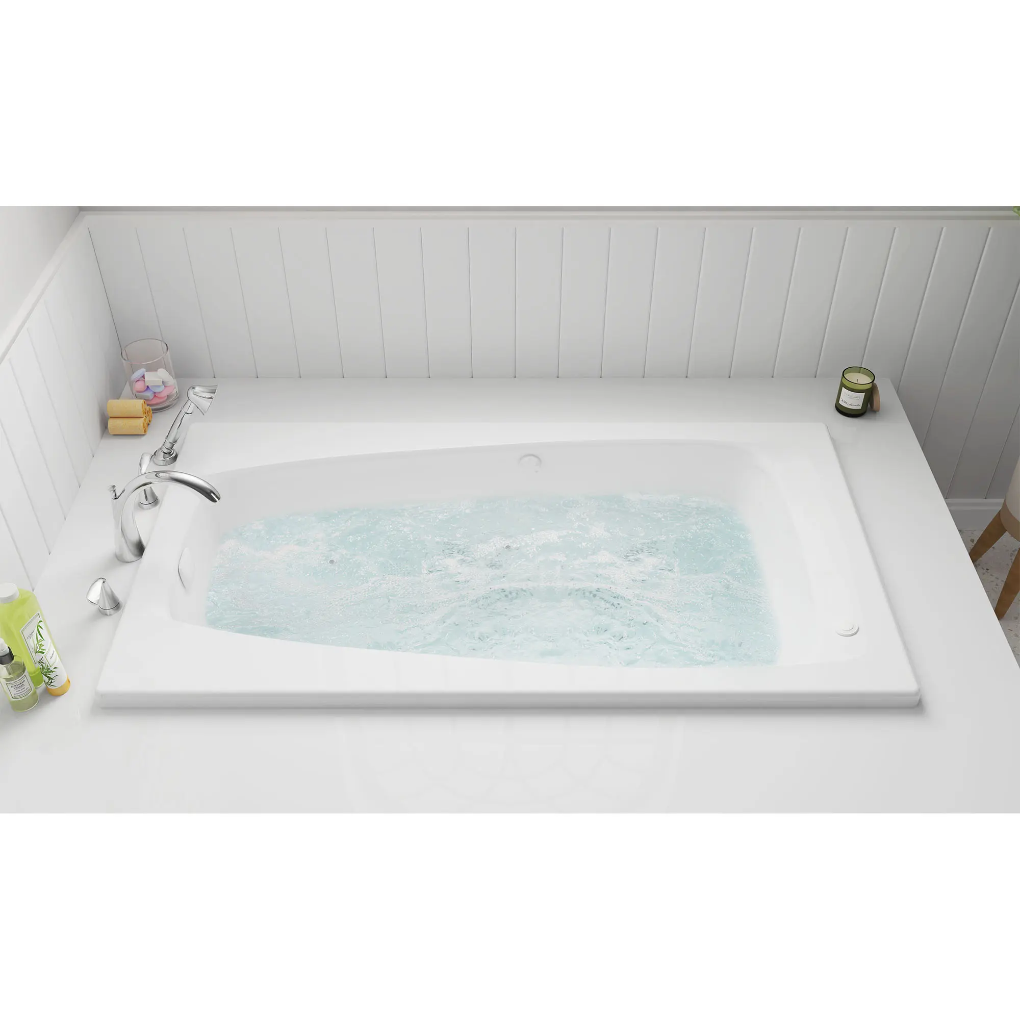Mainstream 60in x 32in 6-Jet Drop-In Whirlpool Tub - Image 4