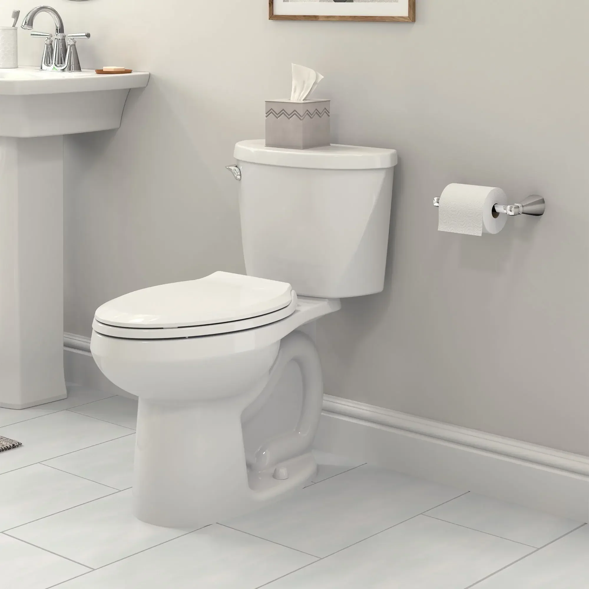 Mainstream Chair Height Elongated Toilet - Image 9